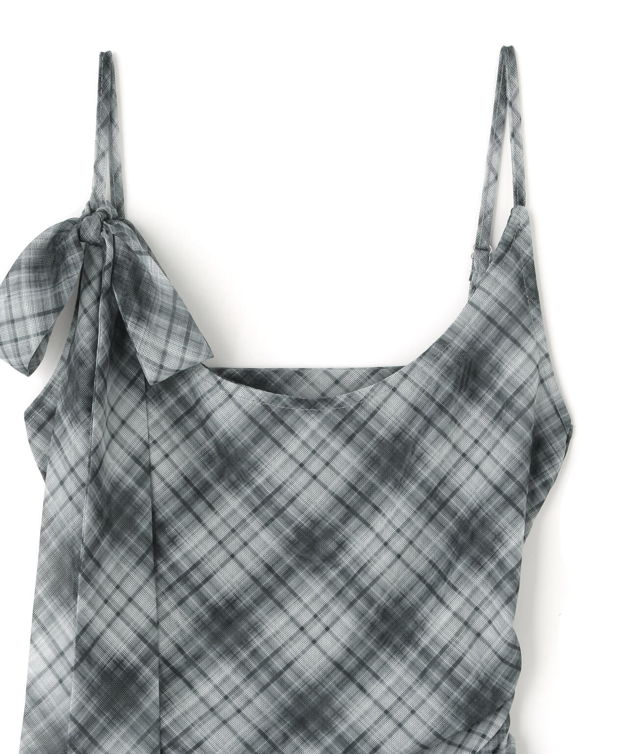 MAVYTH/メヴィス/ASYMMETRY FRILL CHECK TOP