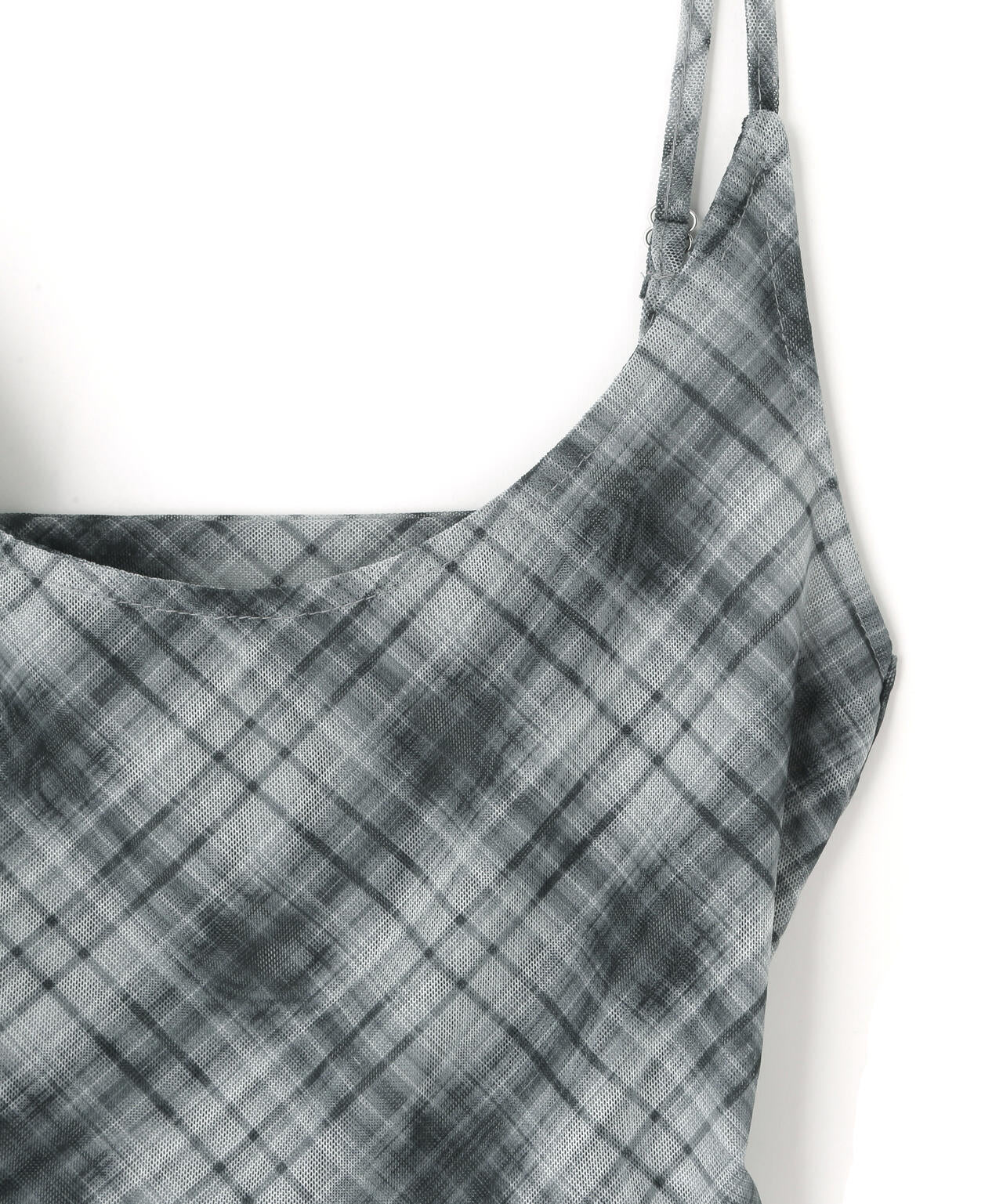 MAVYTH/メヴィス/ASYMMETRY FRILL CHECK TOP