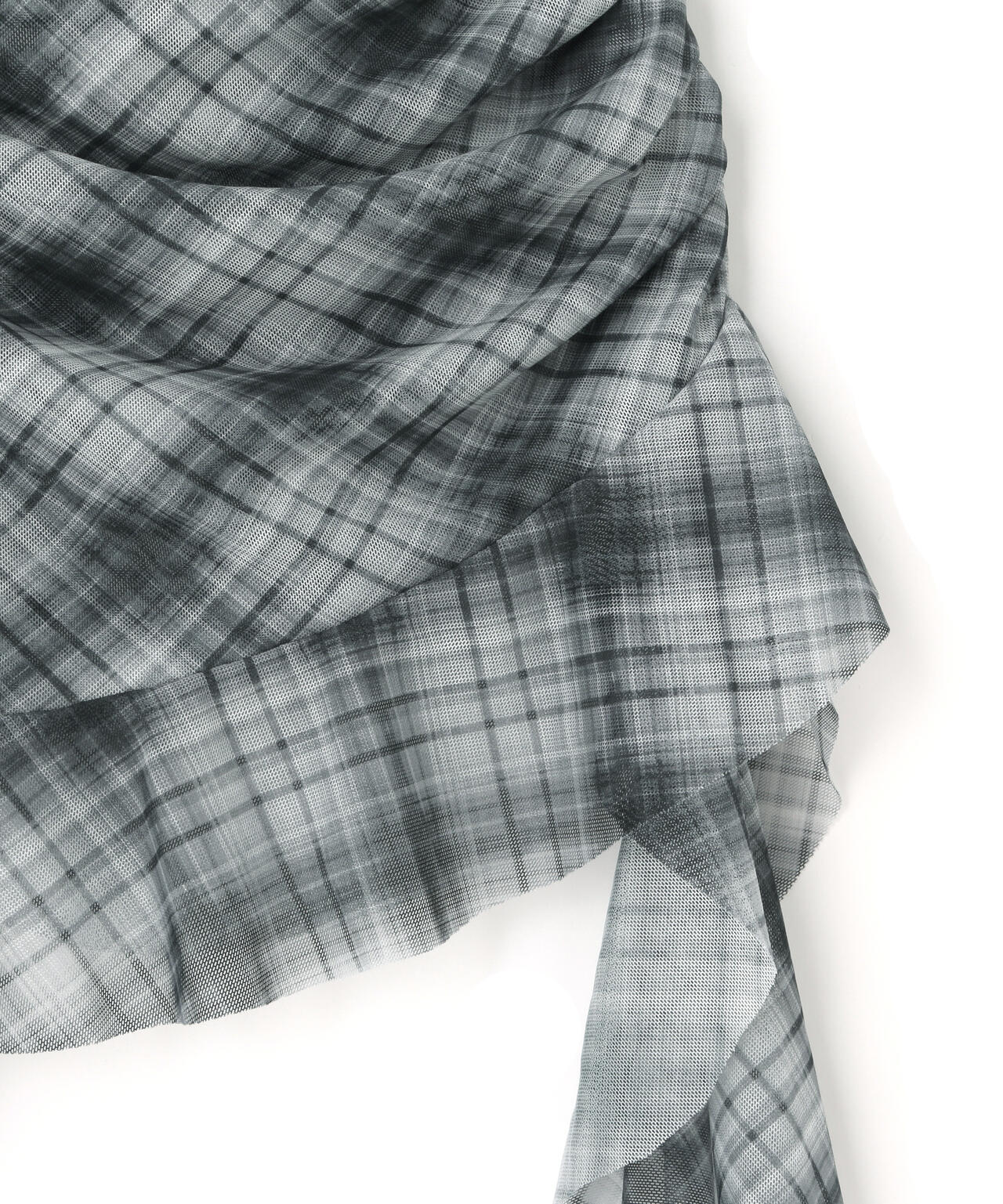 MAVYTH/メヴィス/ASYMMETRY FRILL CHECK TOP