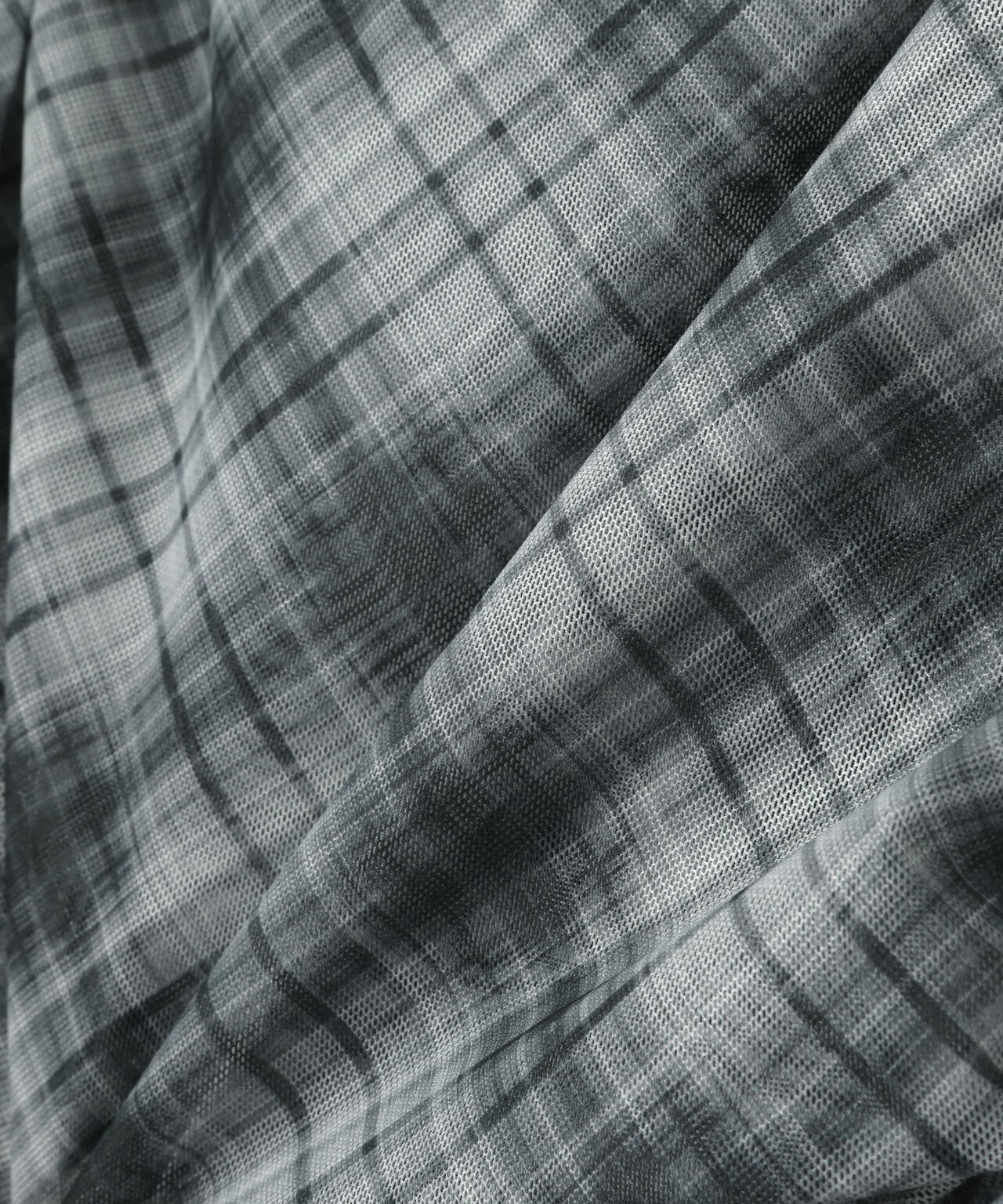 MAVYTH/メヴィス/ASYMMETRY FRILL CHECK TOP