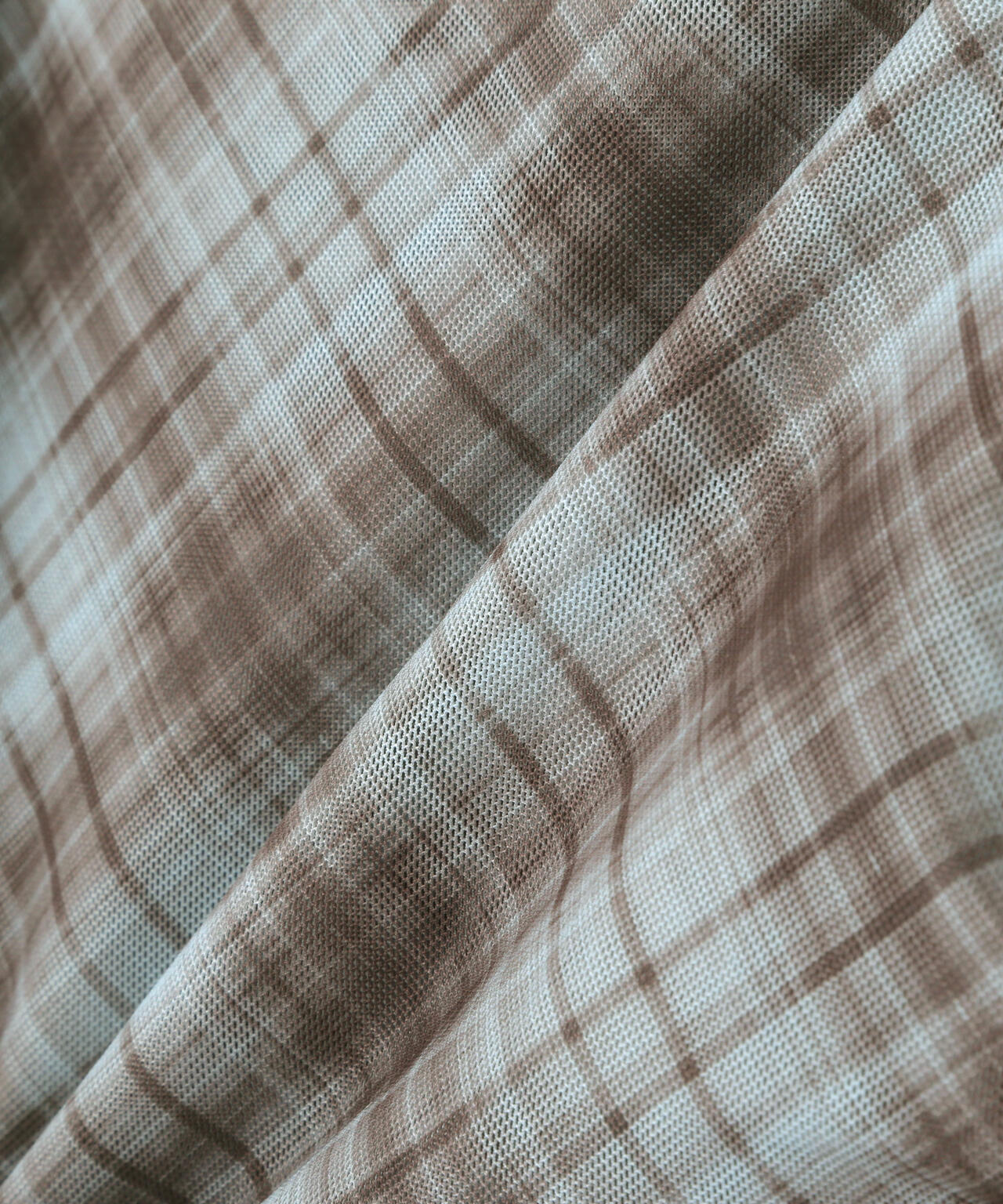 MAVYTH/メヴィス/ASYMMETRY FRILL CHECK TOP