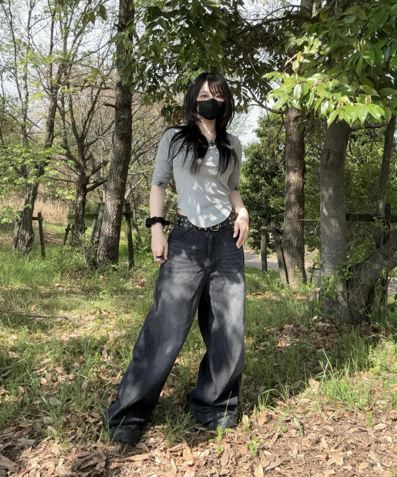 gibous/ギボス/Button v neck tops
