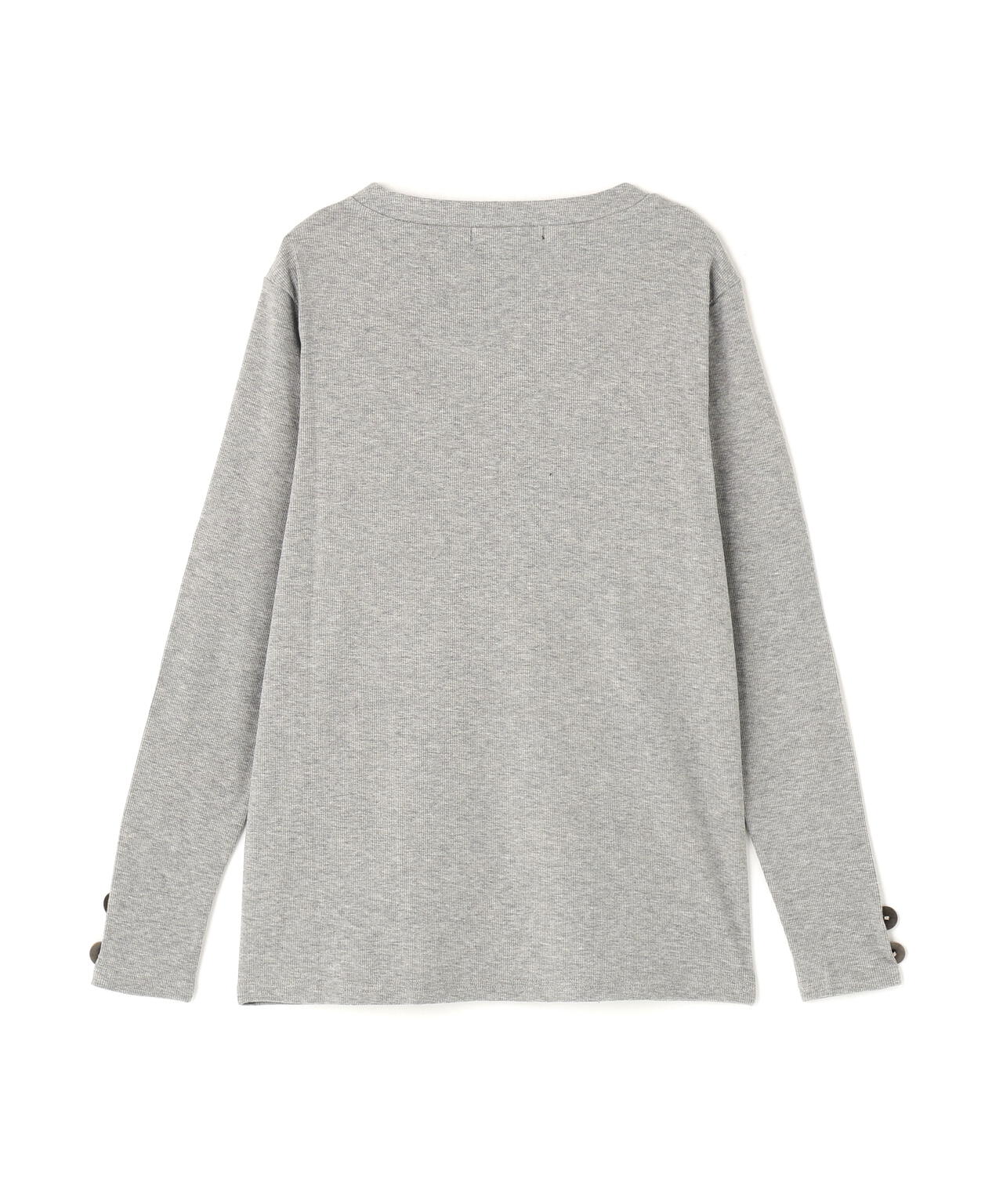 gibous/ギボス/Button v neck tops