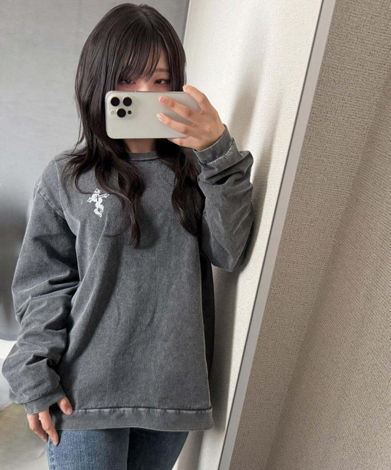 gibous/ギボス/Powder Anake Cross Long T shirt