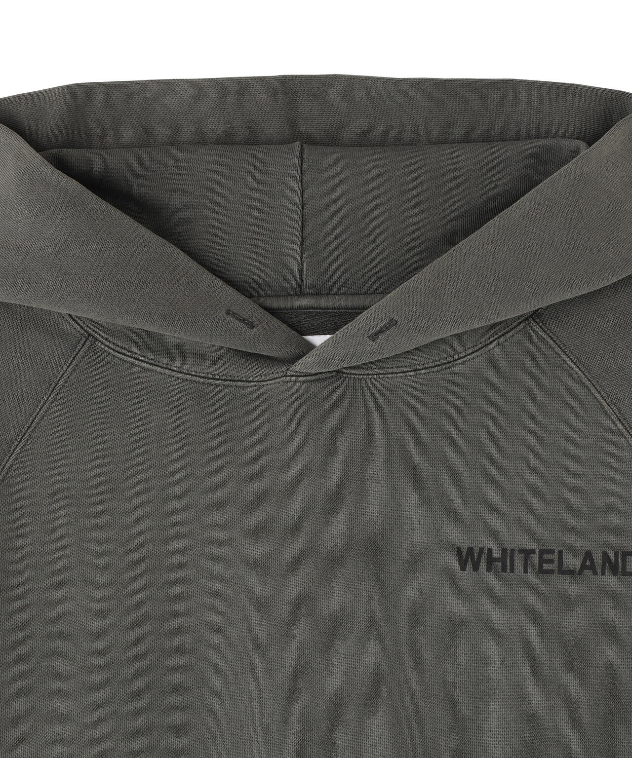 【WEB&DEPOT限定】WHITELAND/ホワイトランド/LOGO PIGMENT SWEAT HOODIE