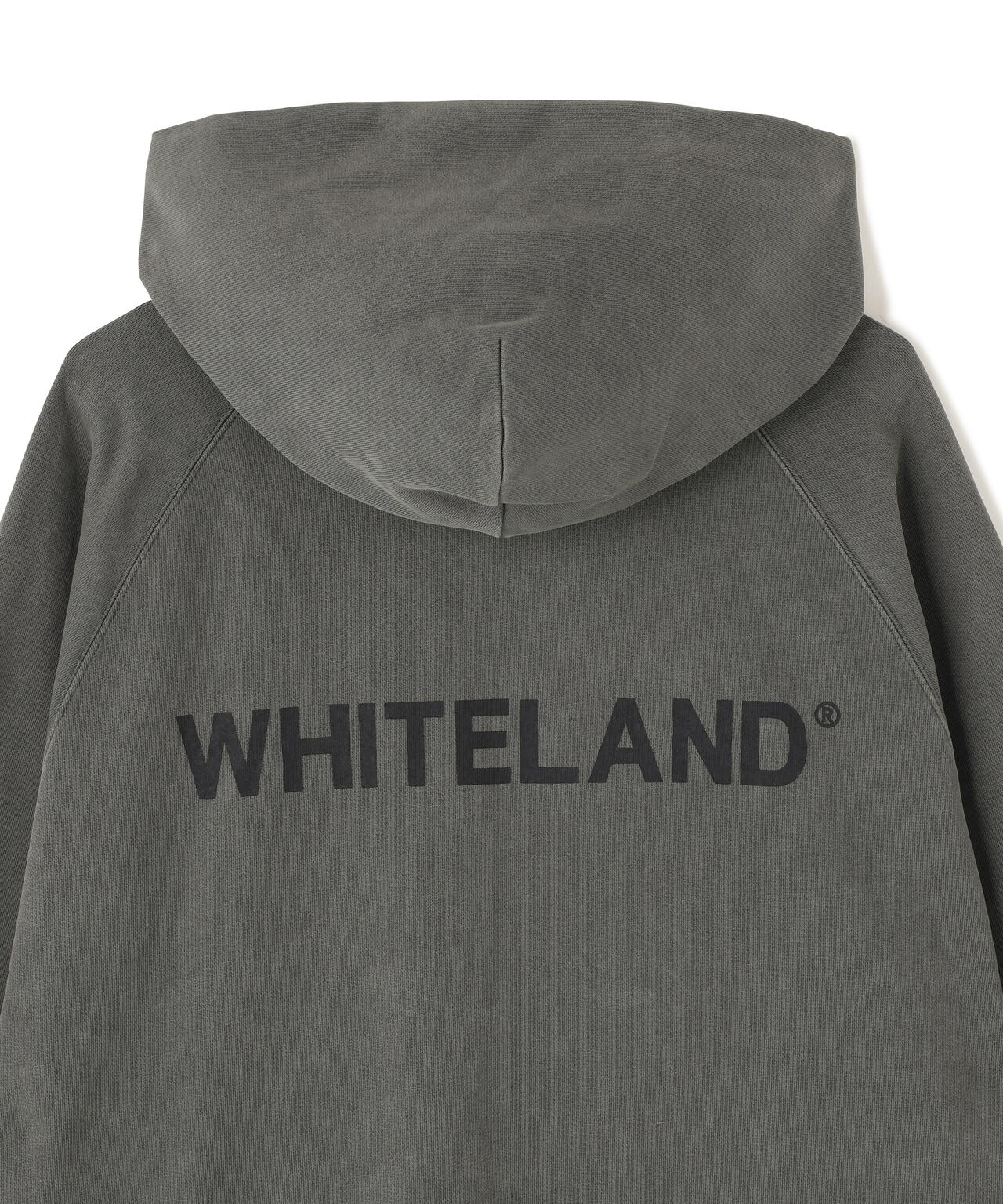 【WEB&DEPOT限定】WHITELAND/ホワイトランド/LOGO PIGMENT SWEAT HOODIE