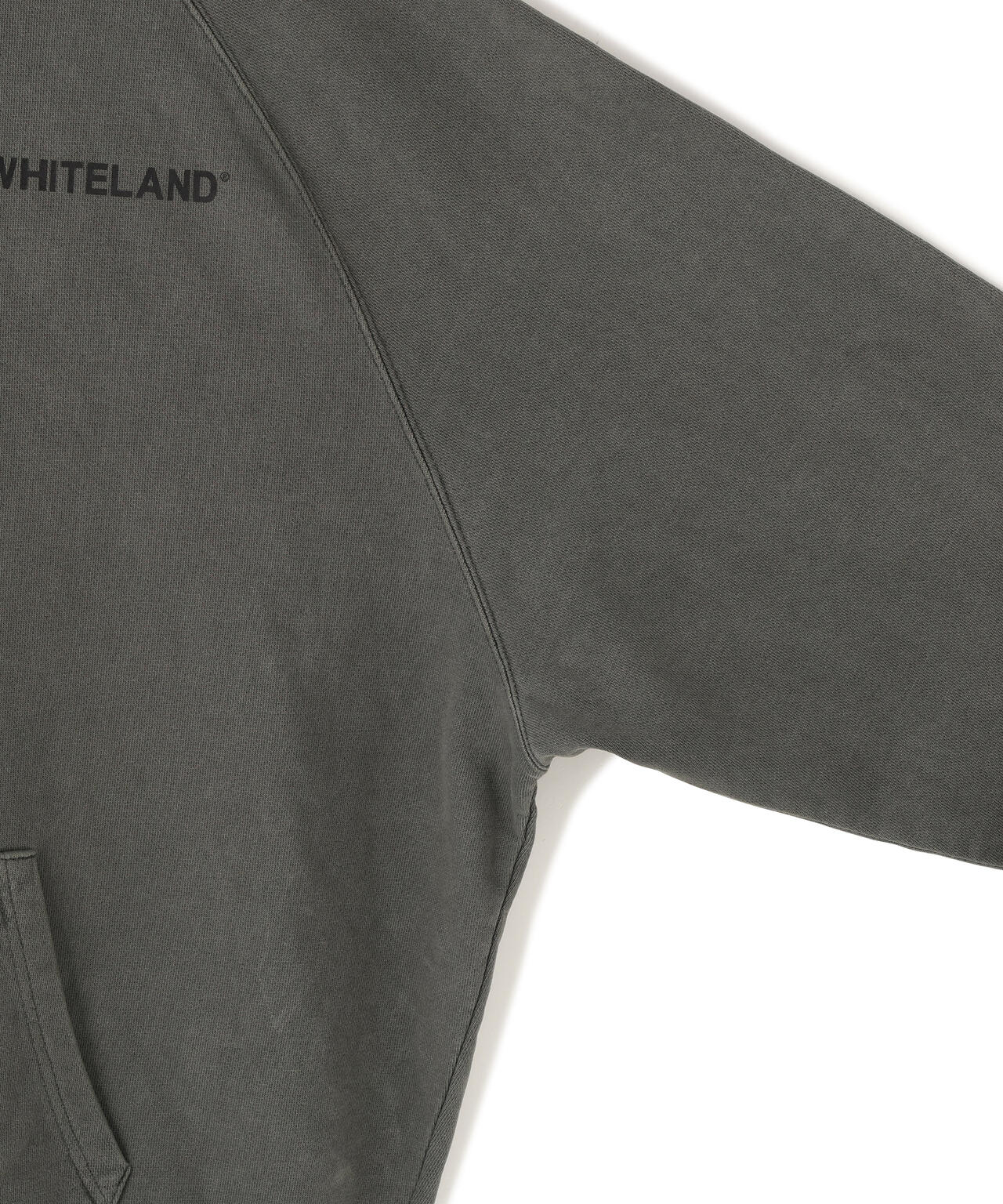 【WEB&DEPOT限定】WHITELAND/ホワイトランド/LOGO PIGMENT SWEAT HOODIE