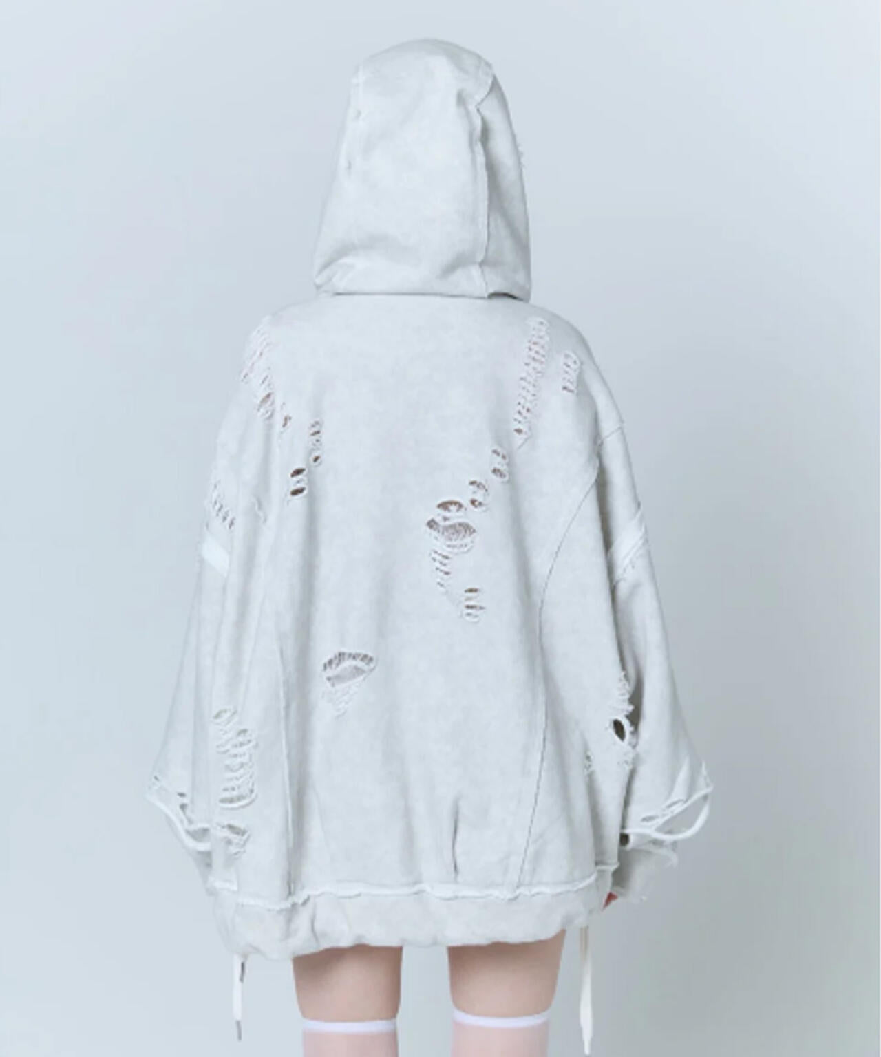 neith./ネイス/Destroyed Crush Hoodie