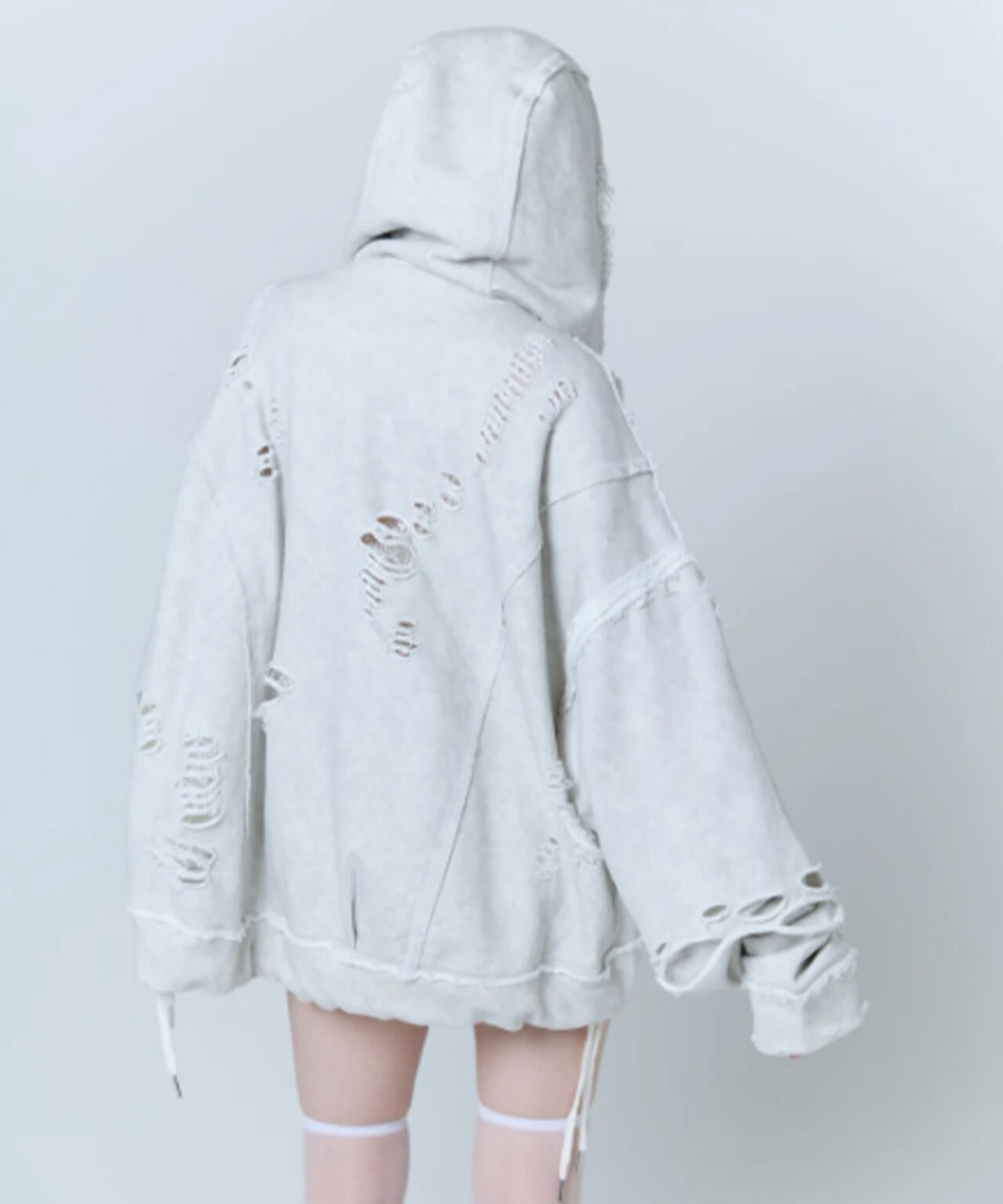neith./ネイス/Destroyed Crush Hoodie