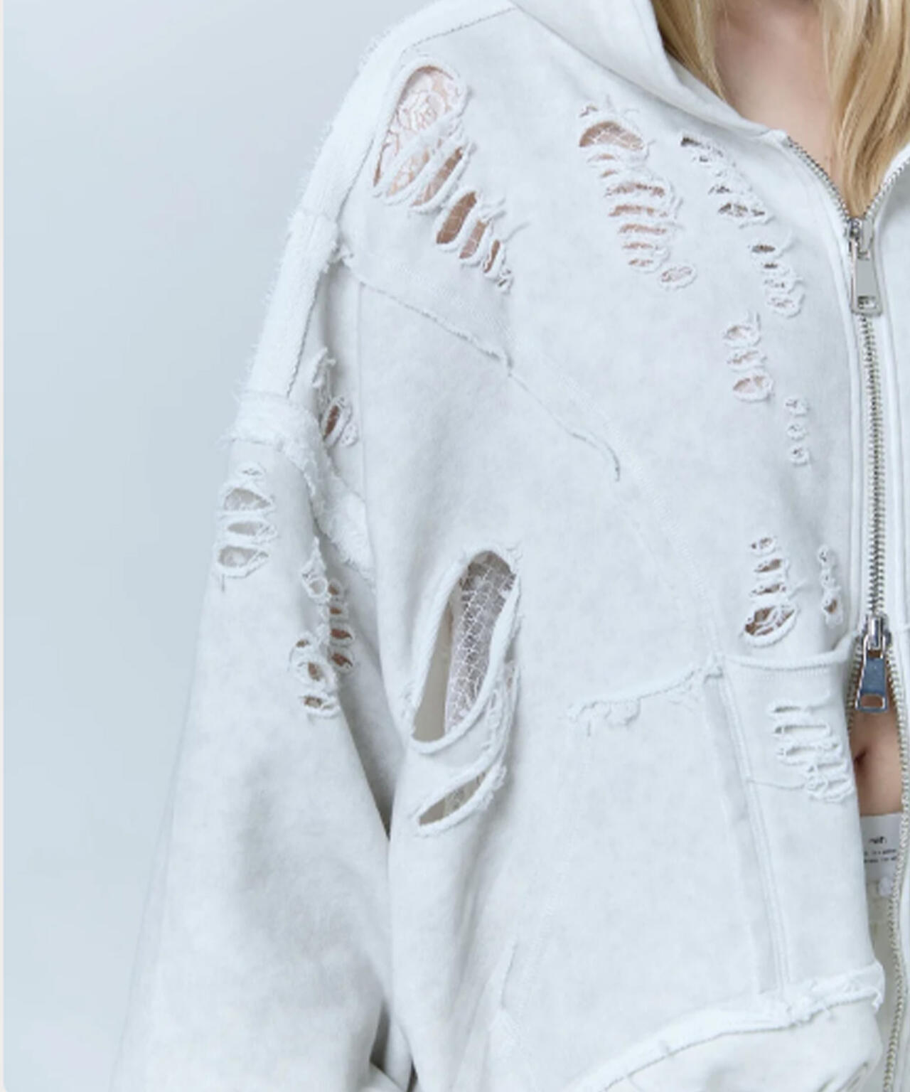 neith./ネイス/Destroyed Crush Hoodie