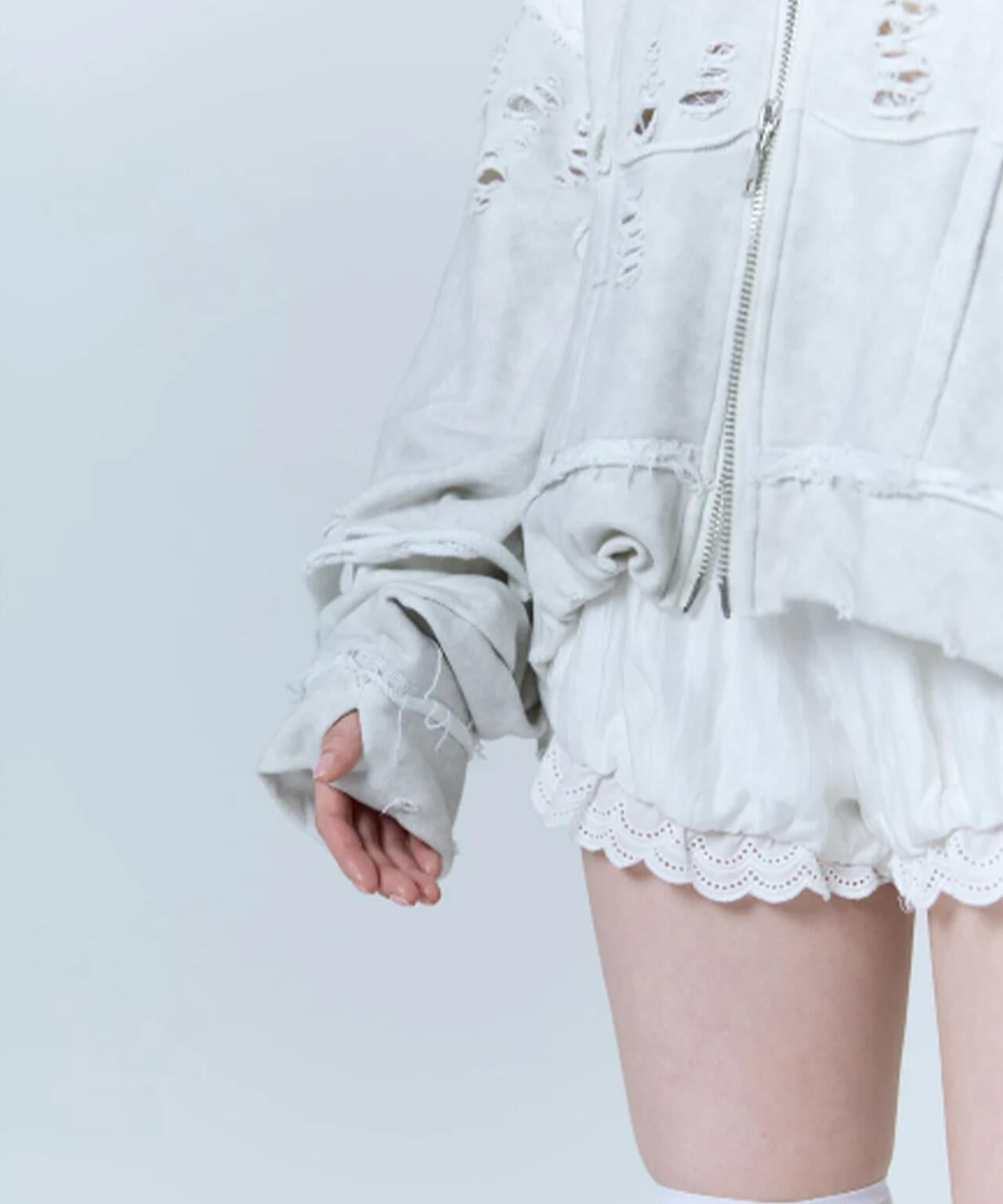 neith./ネイス/Destroyed Crush Hoodie