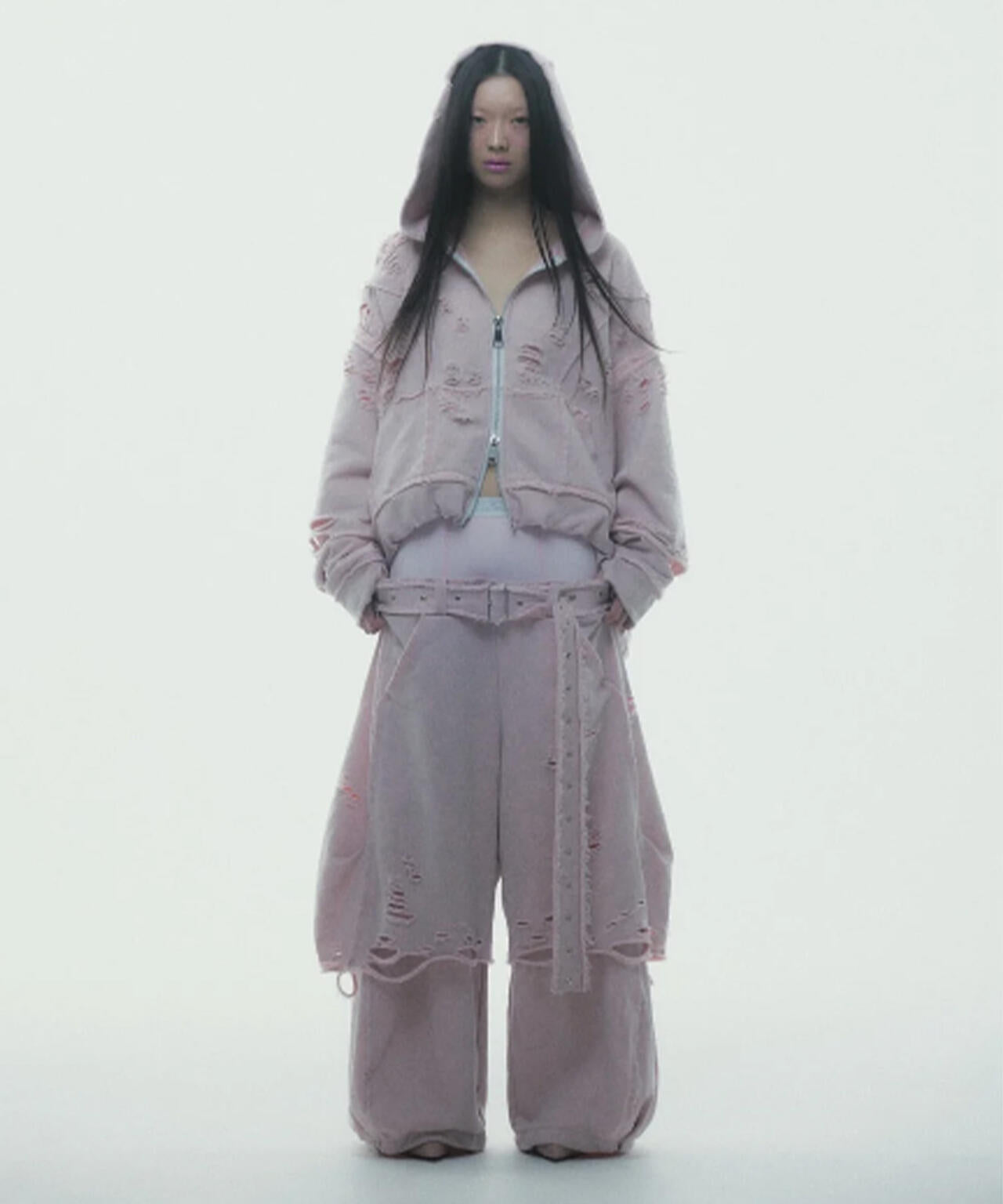neith./ネイス/Destroyed Crush Hoodie