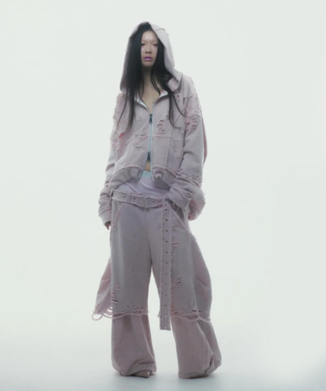 neith./ネイス/Destroyed Crush Hoodie
