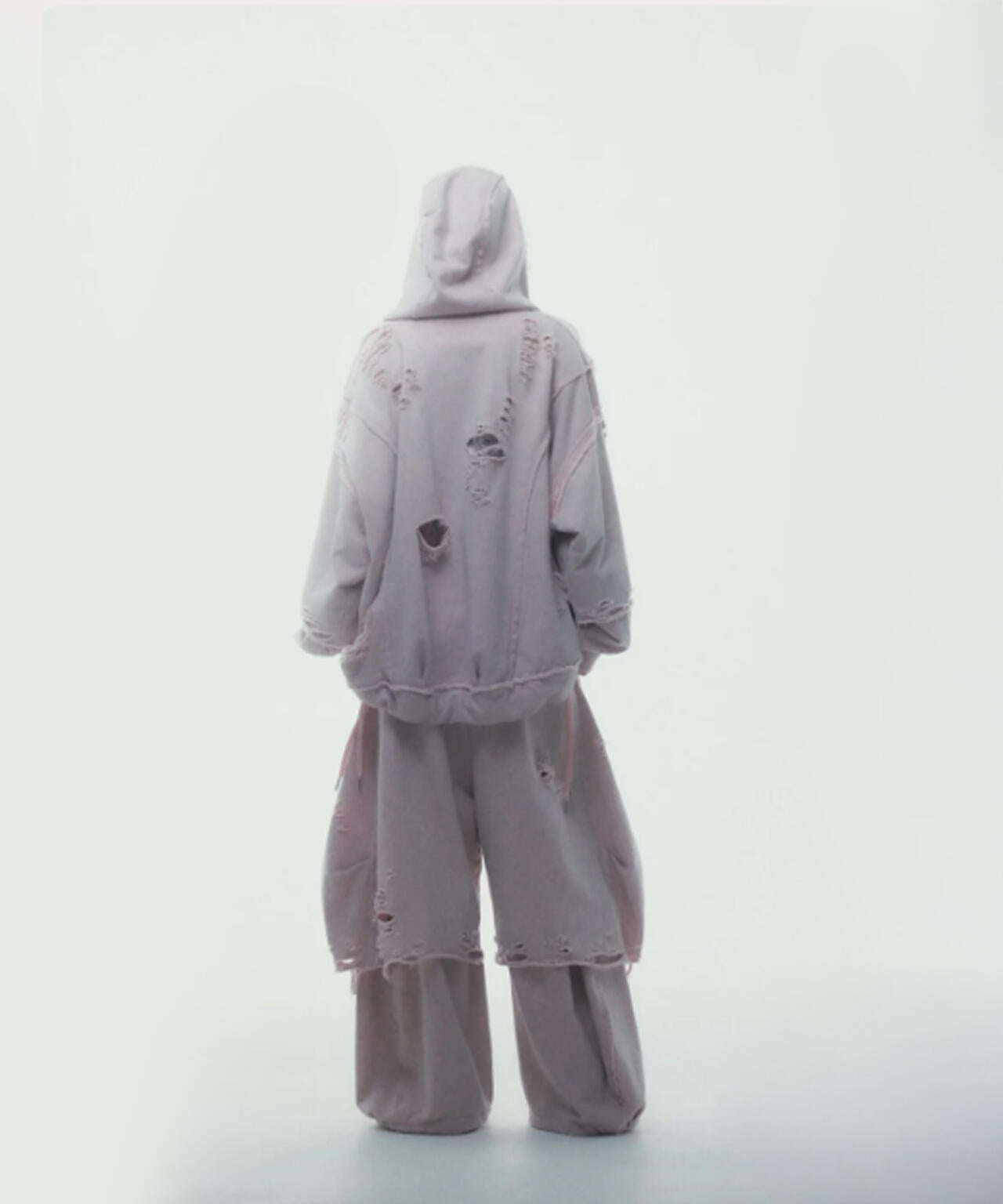 neith./ネイス/Destroyed Crush Hoodie