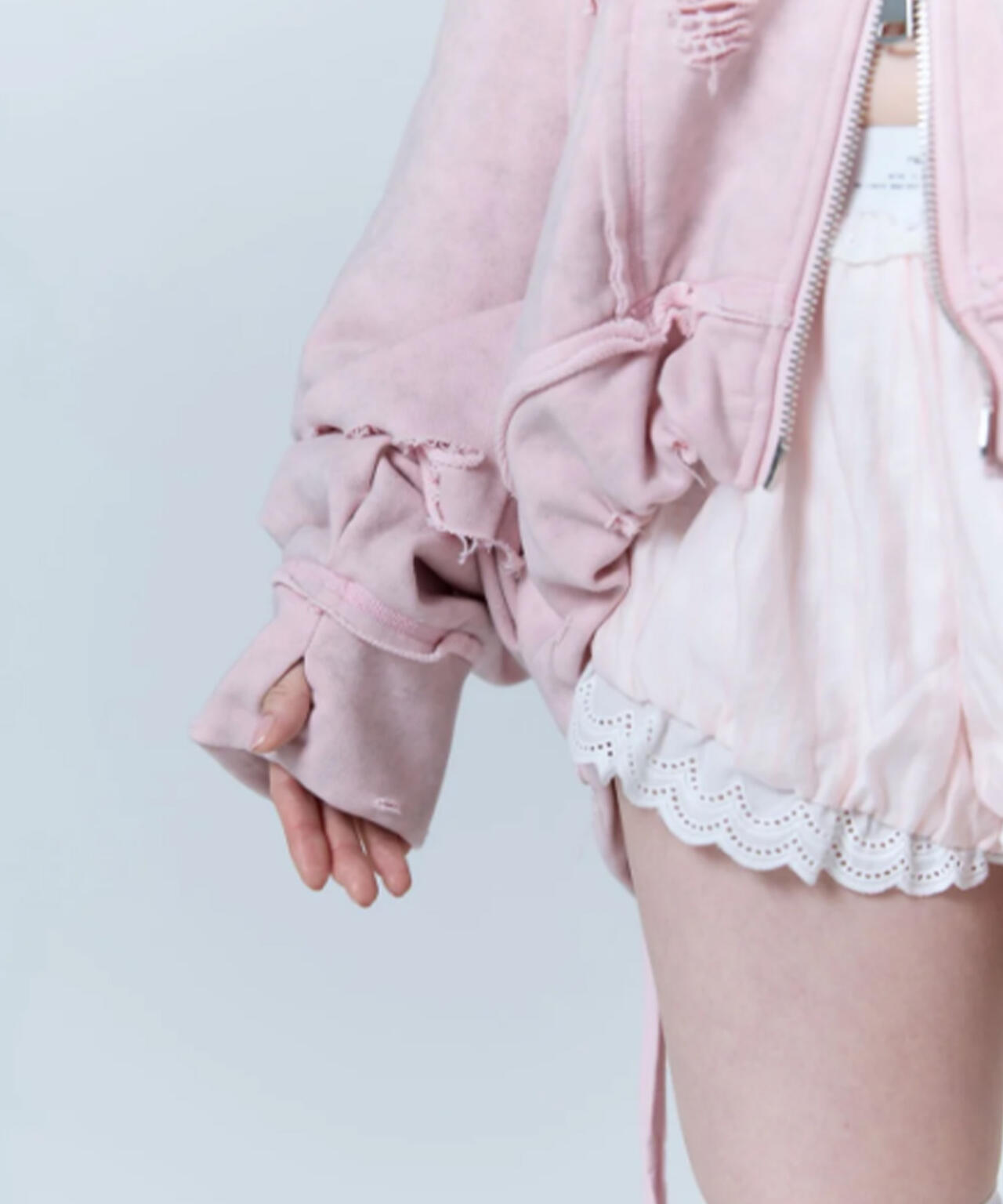 neith./ネイス/Destroyed Crush Hoodie