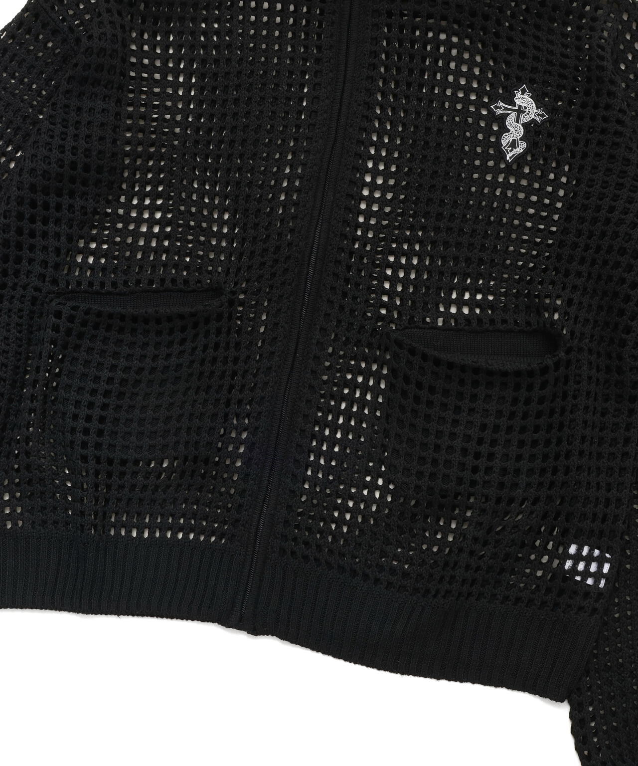 gibous/ギボス/Cross Snake Mesh Parker