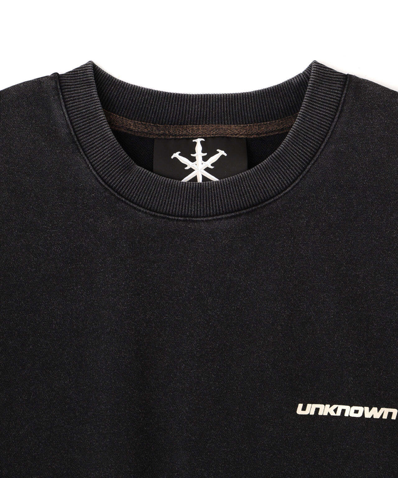 UNKNOWN LONDON/アンノウンロンドン/【LHP EXCLUSIVE】LEATHER CROSS TEE