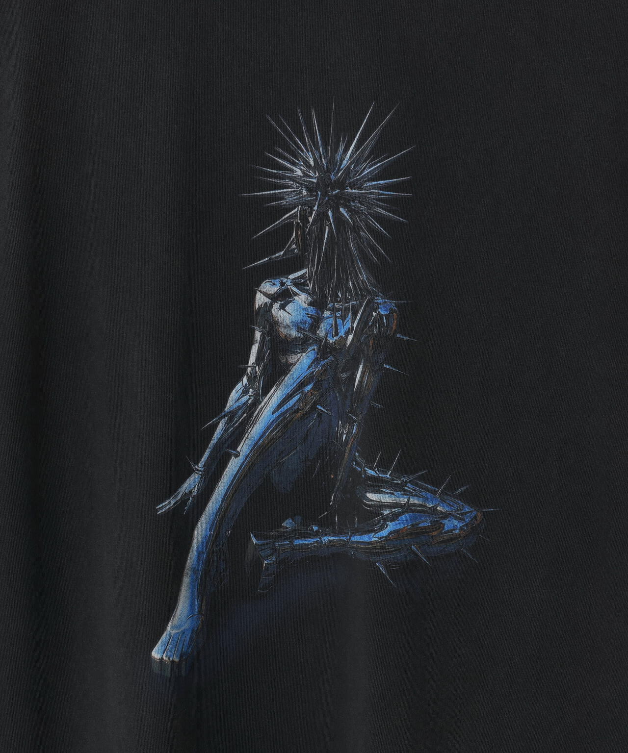 ADAMPATEK/アダムパテック/RED:BANSHEE SPIKE THRONE Graphic short sleeve tshirt