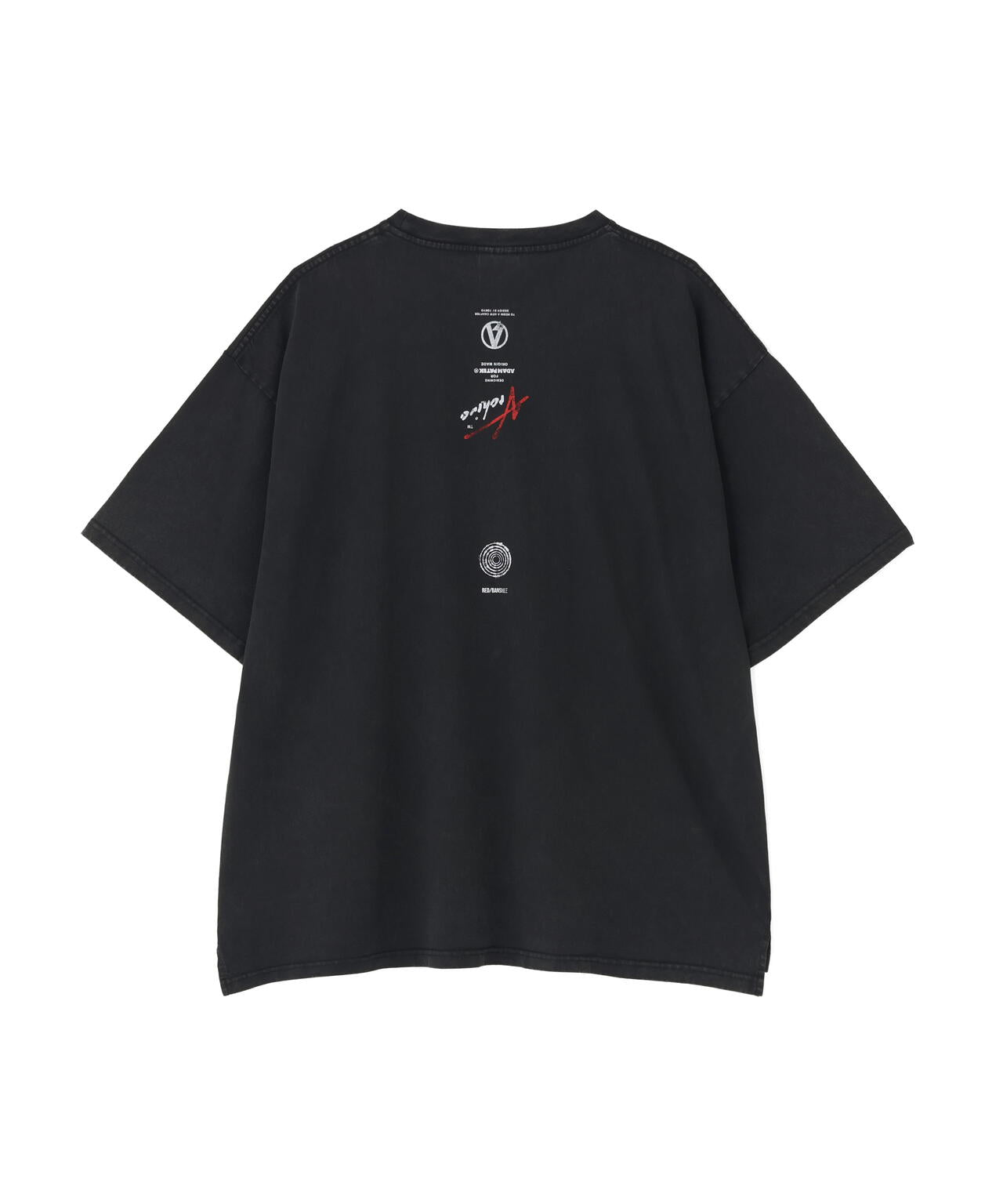 ADAMPATEK/アダムパテック/RED:BANSHEE　Ram Skull Graphic short sleeve t-shirt