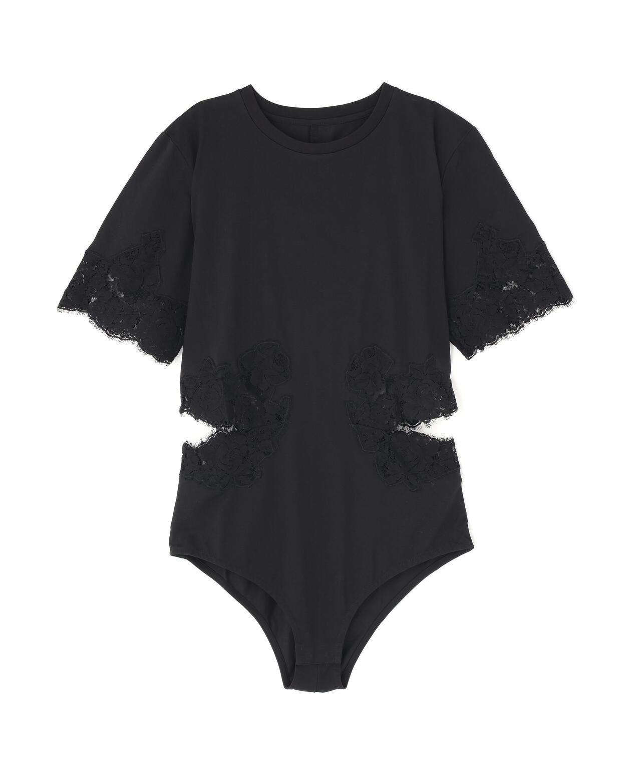 CLANE/クラネ/SIDE LACE CUT OUT BODYSUITS