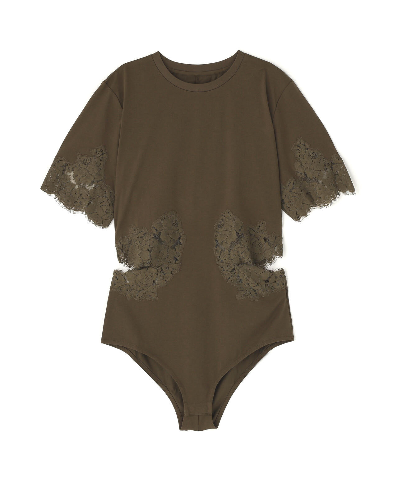 CLANE/クラネ/SIDE LACE CUT OUT BODYSUITS