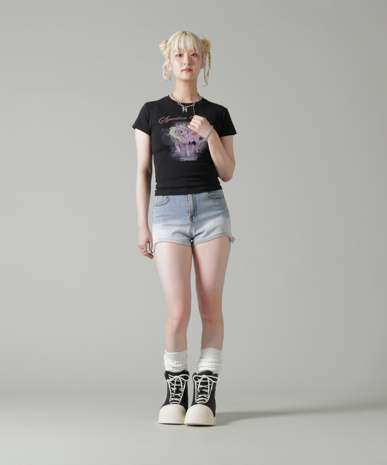 MAVYTH/メヴィス/PINK PONY GIRL TEE