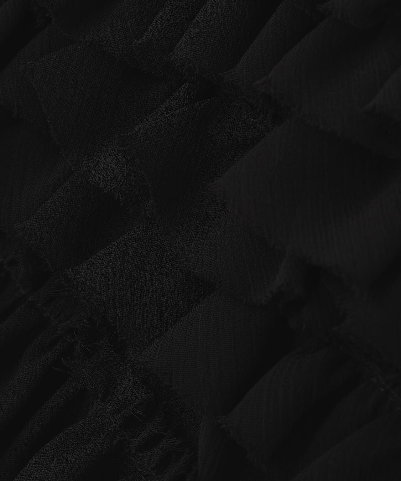 CLANE/クラネ/RANDOM FRILL SHEER N/S