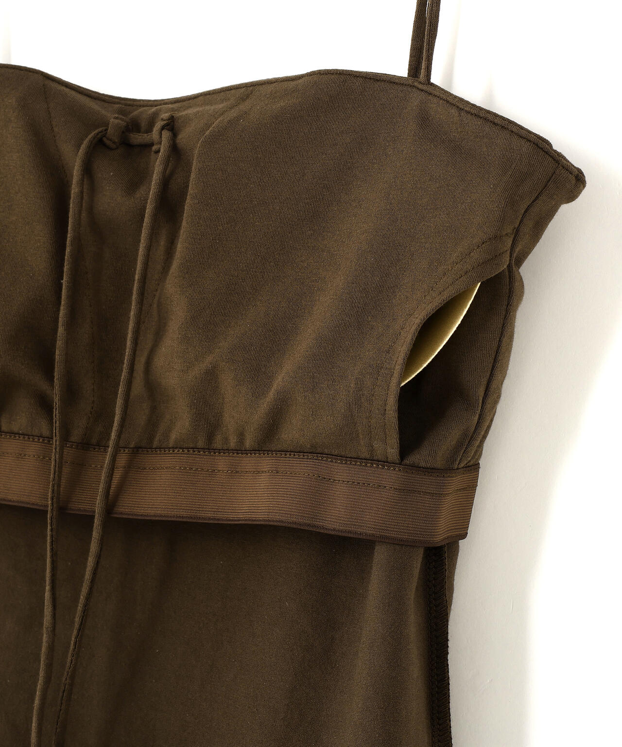 CLANE/クラネ/THIN CORD HALTER NECK