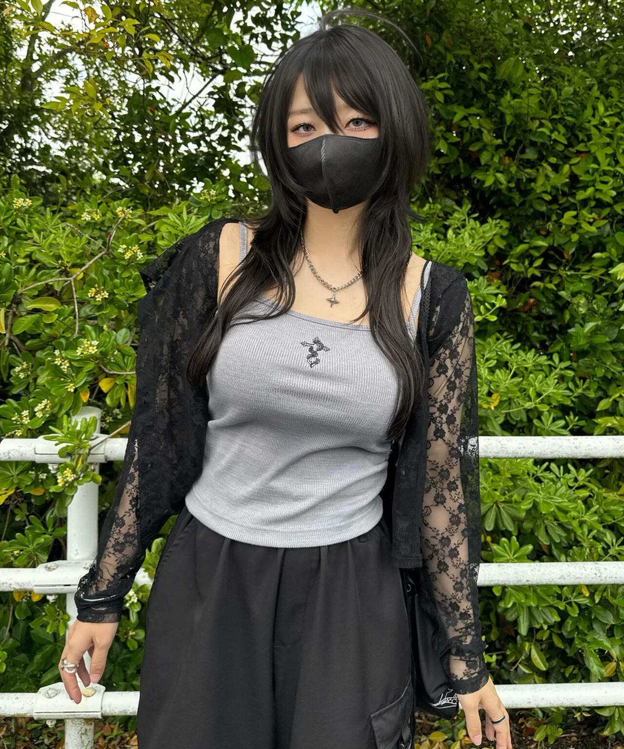gibous/ギボス/SNAKE CROSS CAMISOLE
