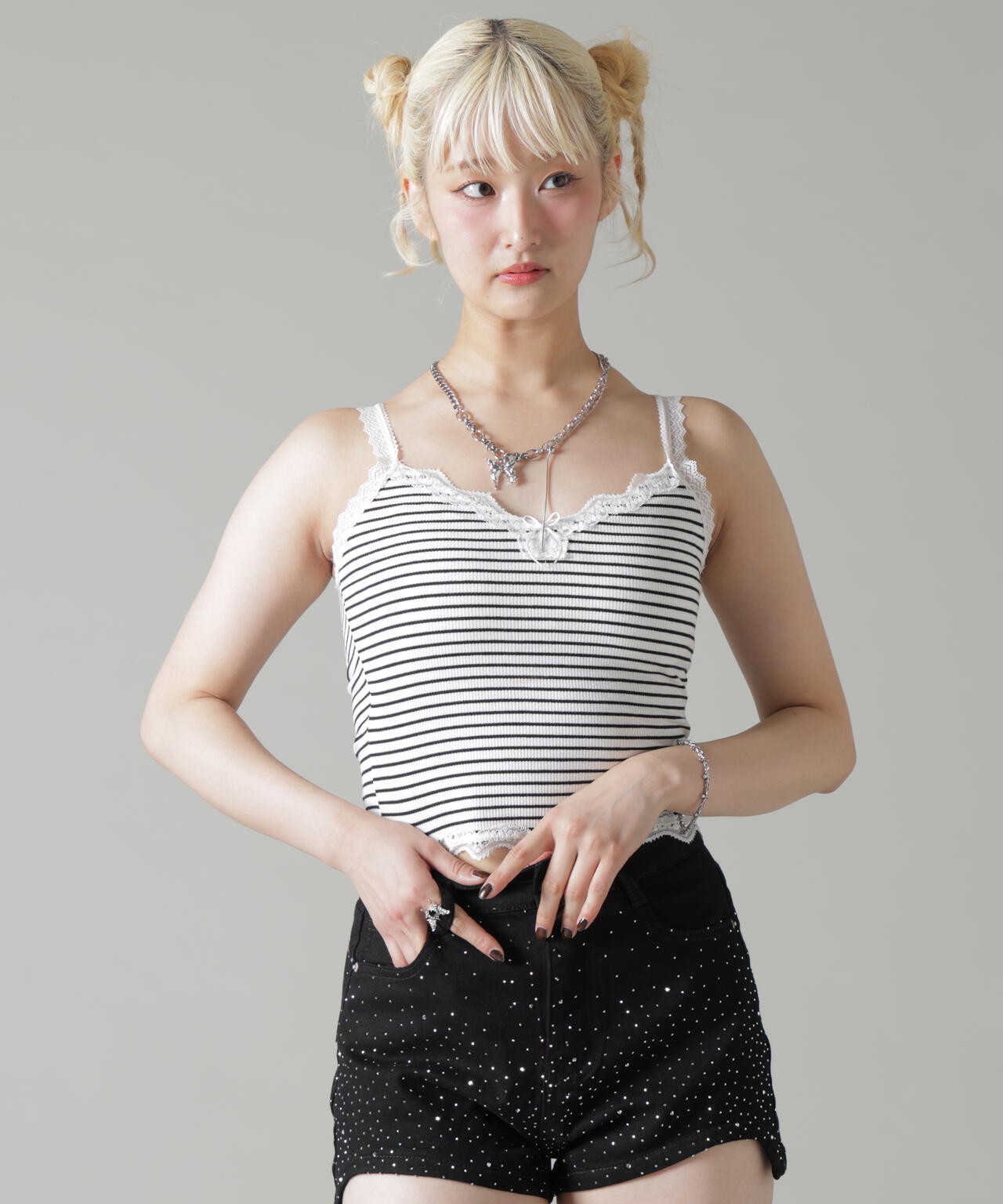 MAVYTH/メヴィス/BORDER CAMISOLE