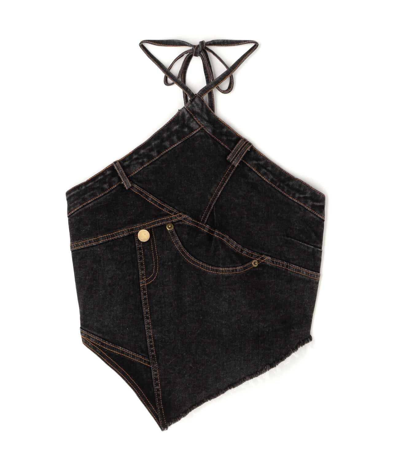 MAVYTH/メヴィス/HALTER NECK DENIM TOPS