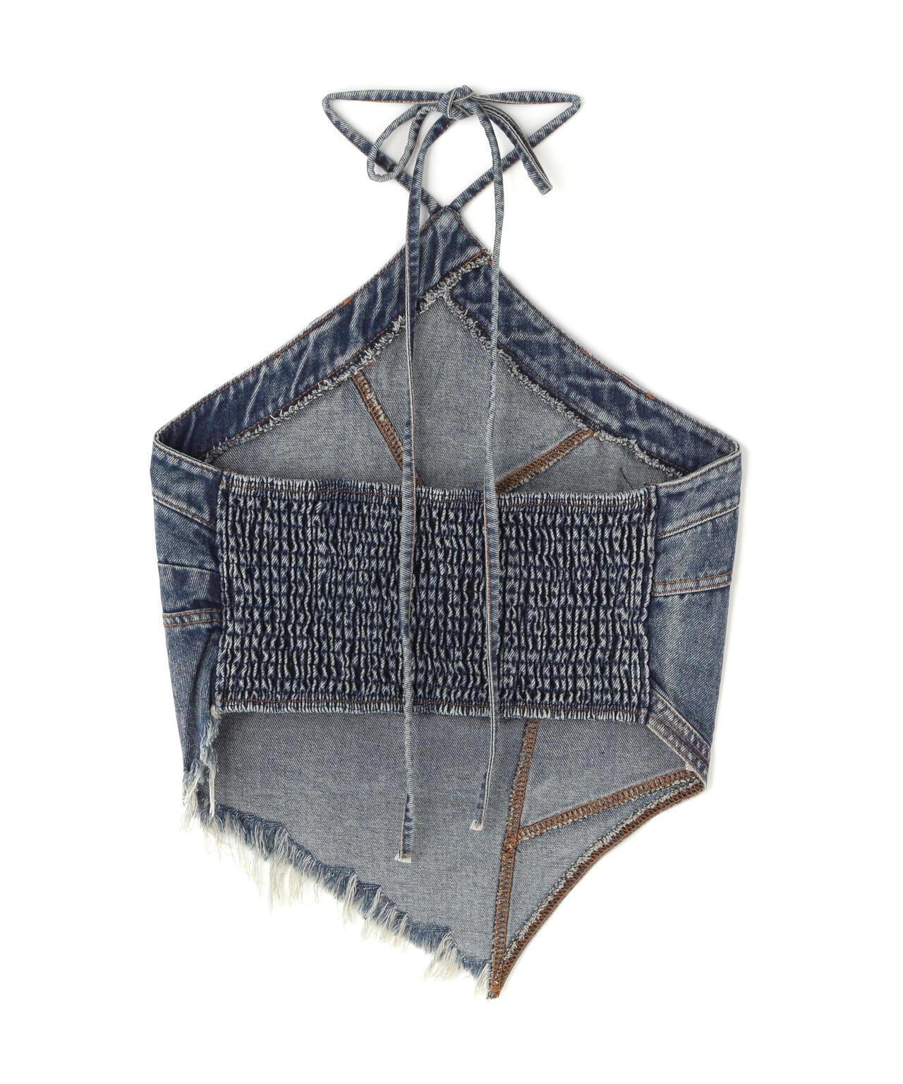 MAVYTH/メヴィス/HALTER NECK DENIM TOPS