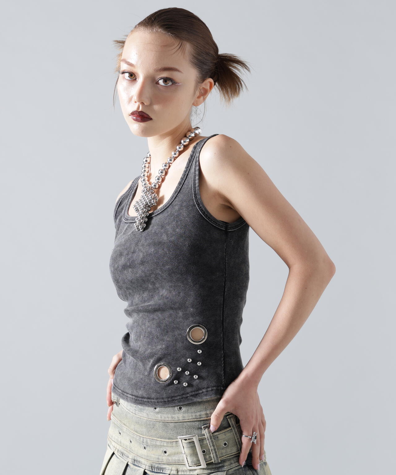 MAVYTH/メヴィス/EYELET TANKTOP