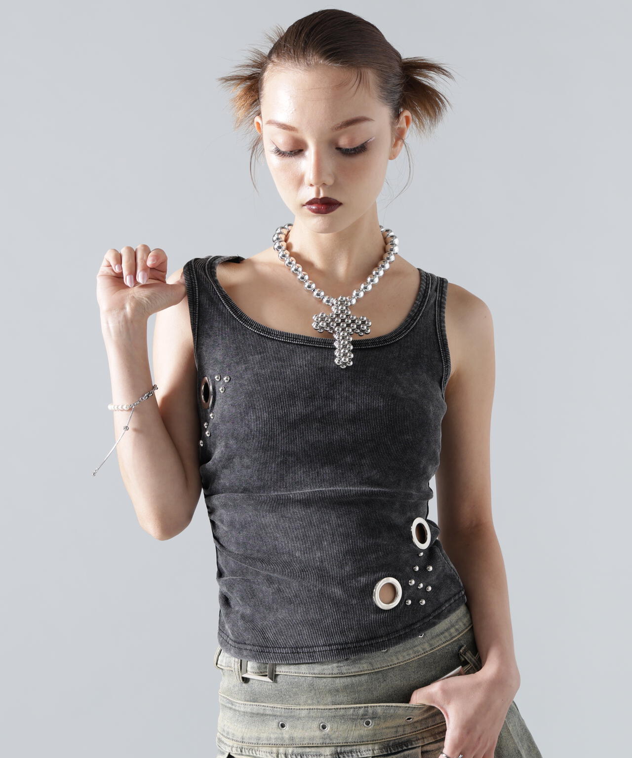 MAVYTH/メヴィス/EYELET TANKTOP