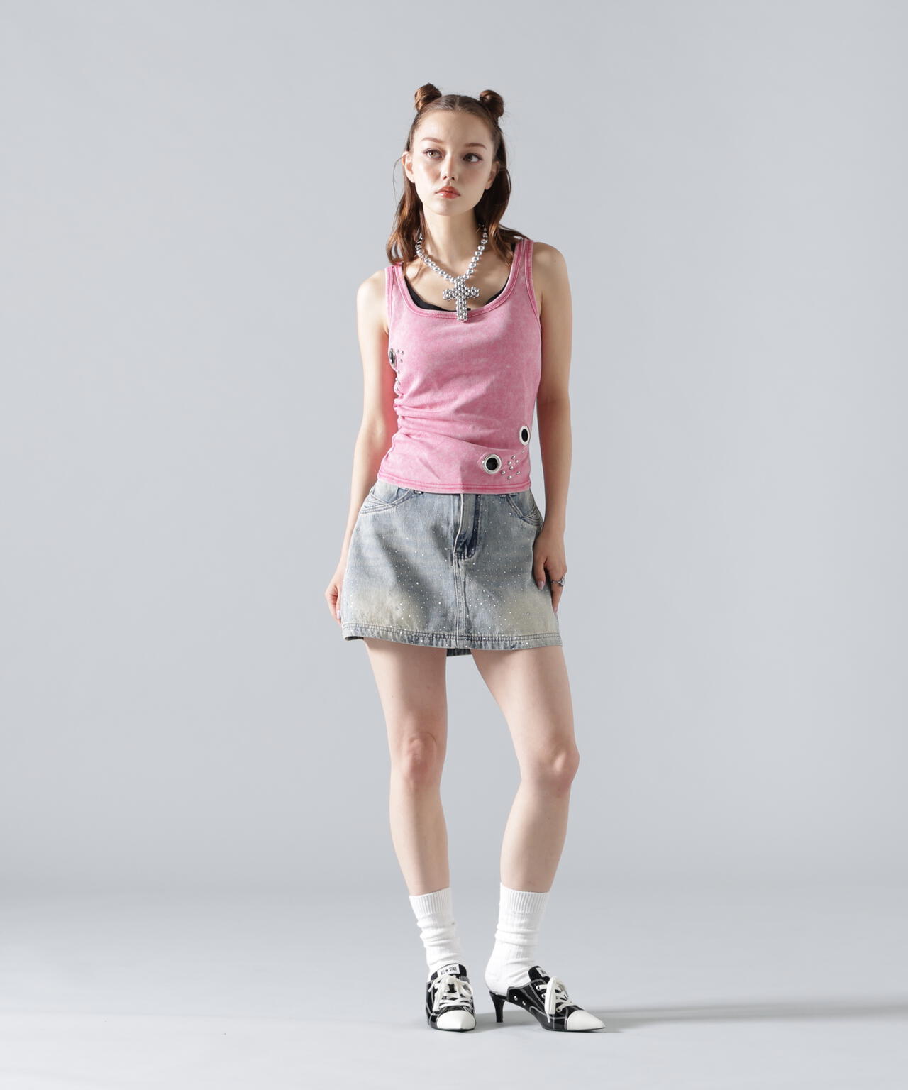 MAVYTH/メヴィス/EYELET TANKTOP