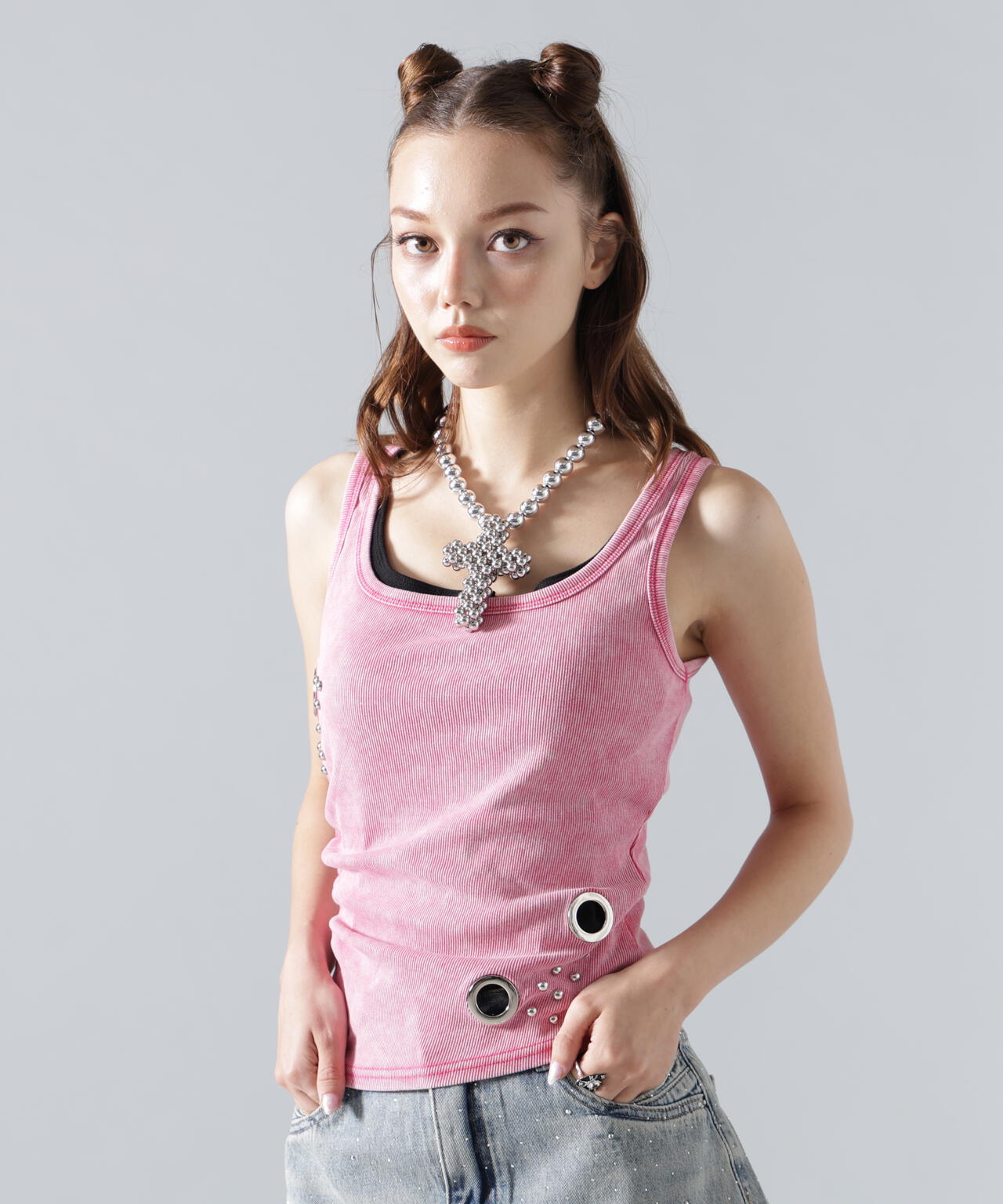 MAVYTH/メヴィス/EYELET TANKTOP