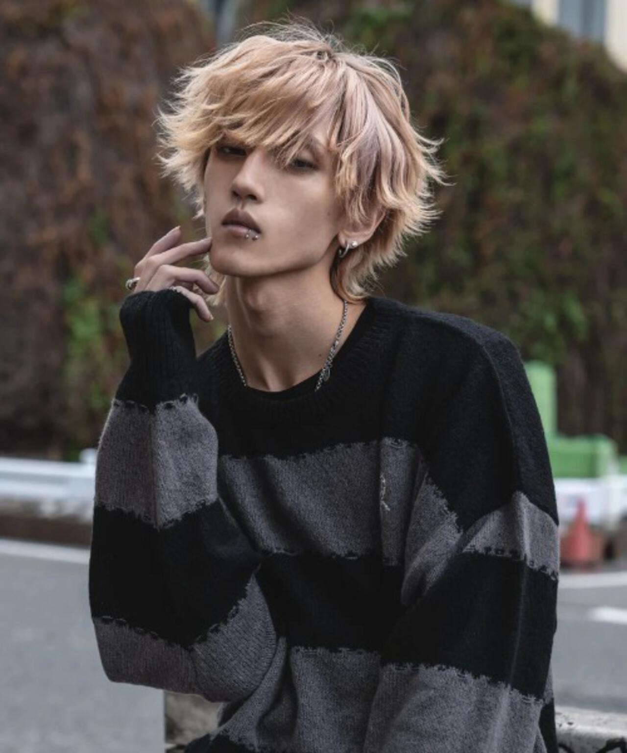 gibous/ギボス/scorpion border knit