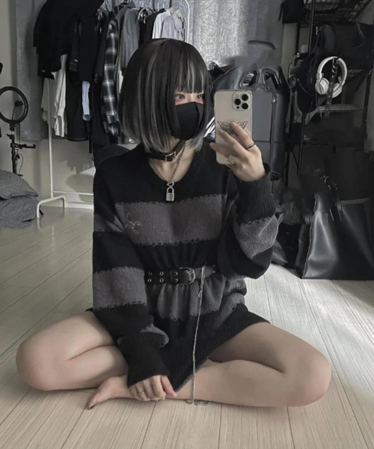 gibous/ギボス/scorpion border knit