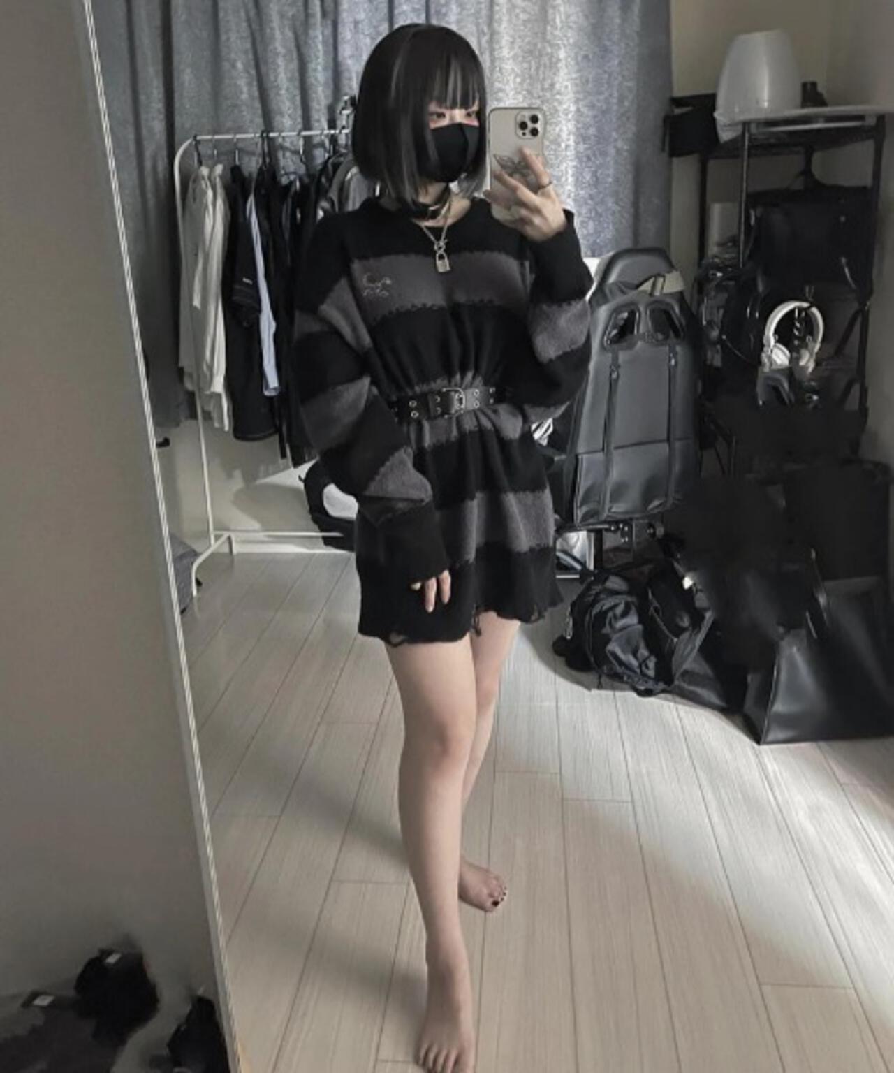 gibous/ギボス/scorpion border knit