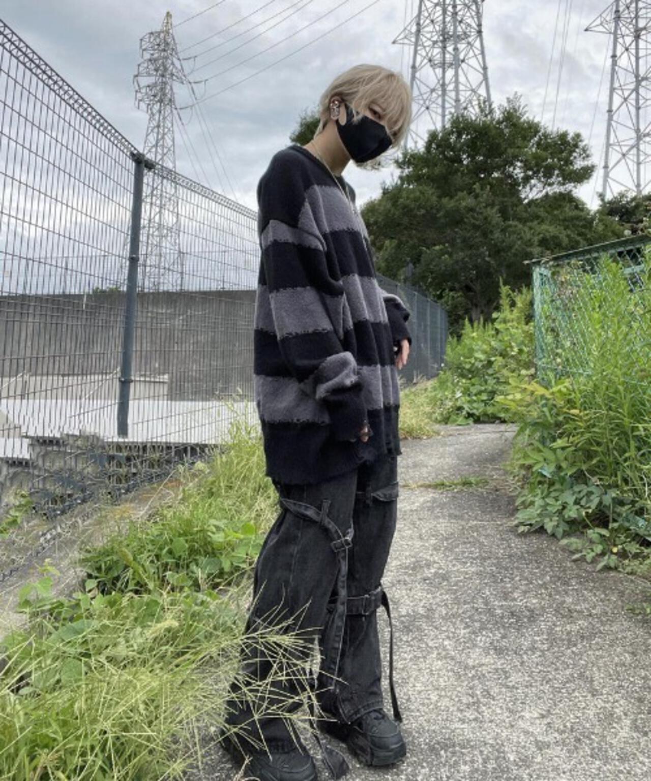 gibous/ギボス/scorpion border knit