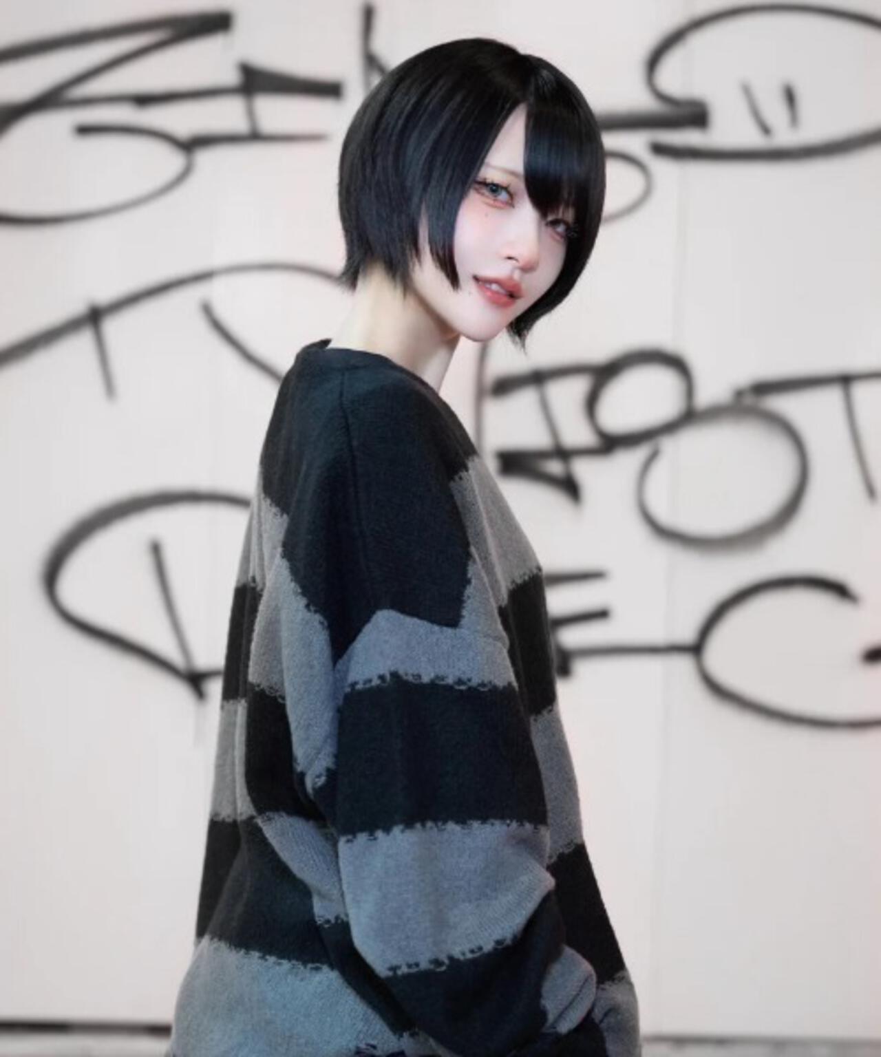 gibous/ギボス/scorpion border knit