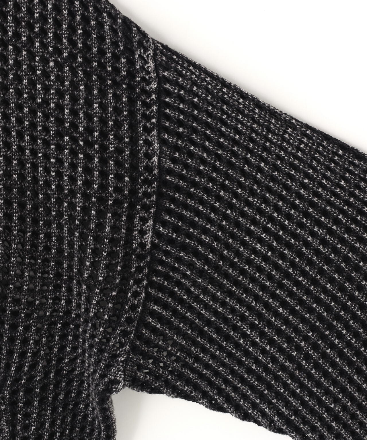 DankeSchon/ダンケシェーン/PIGMENT DAMAGE MESH CARDIGAN