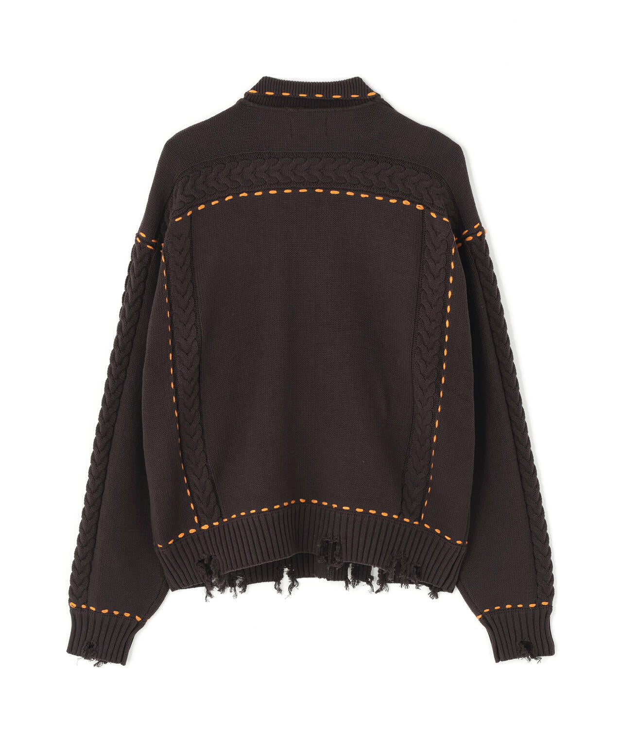 【WEB&DEPOT限定】DankeSchon/ダンケシェーン/HAND STITCH KNIT JACKET