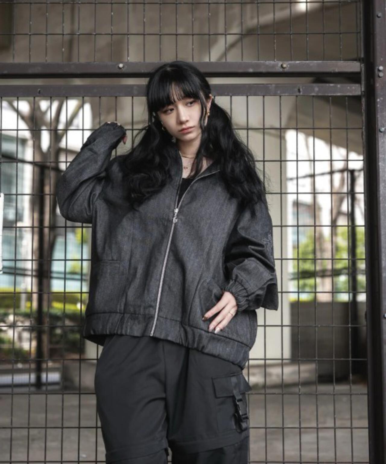 gibous/ギボス/corduroy denim jacket