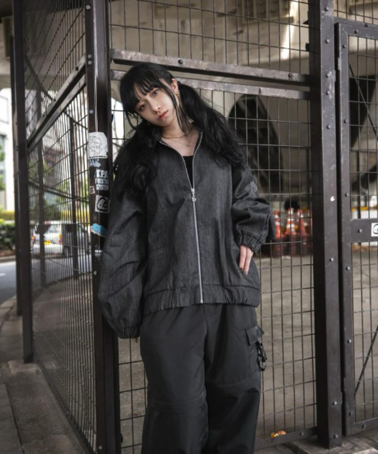 gibous/ギボス/corduroy denim jacket