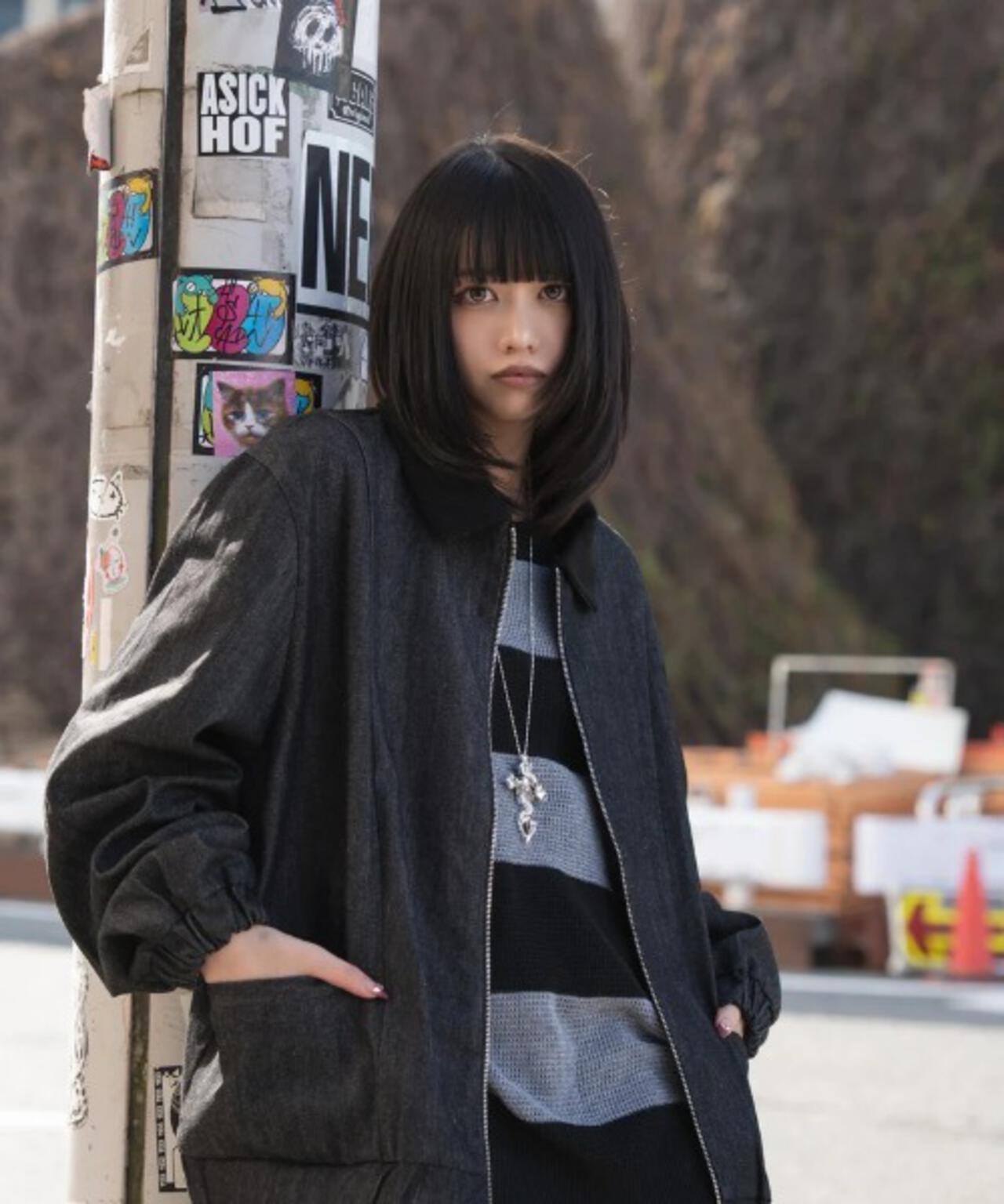 gibous/ギボス/corduroy denim jacket