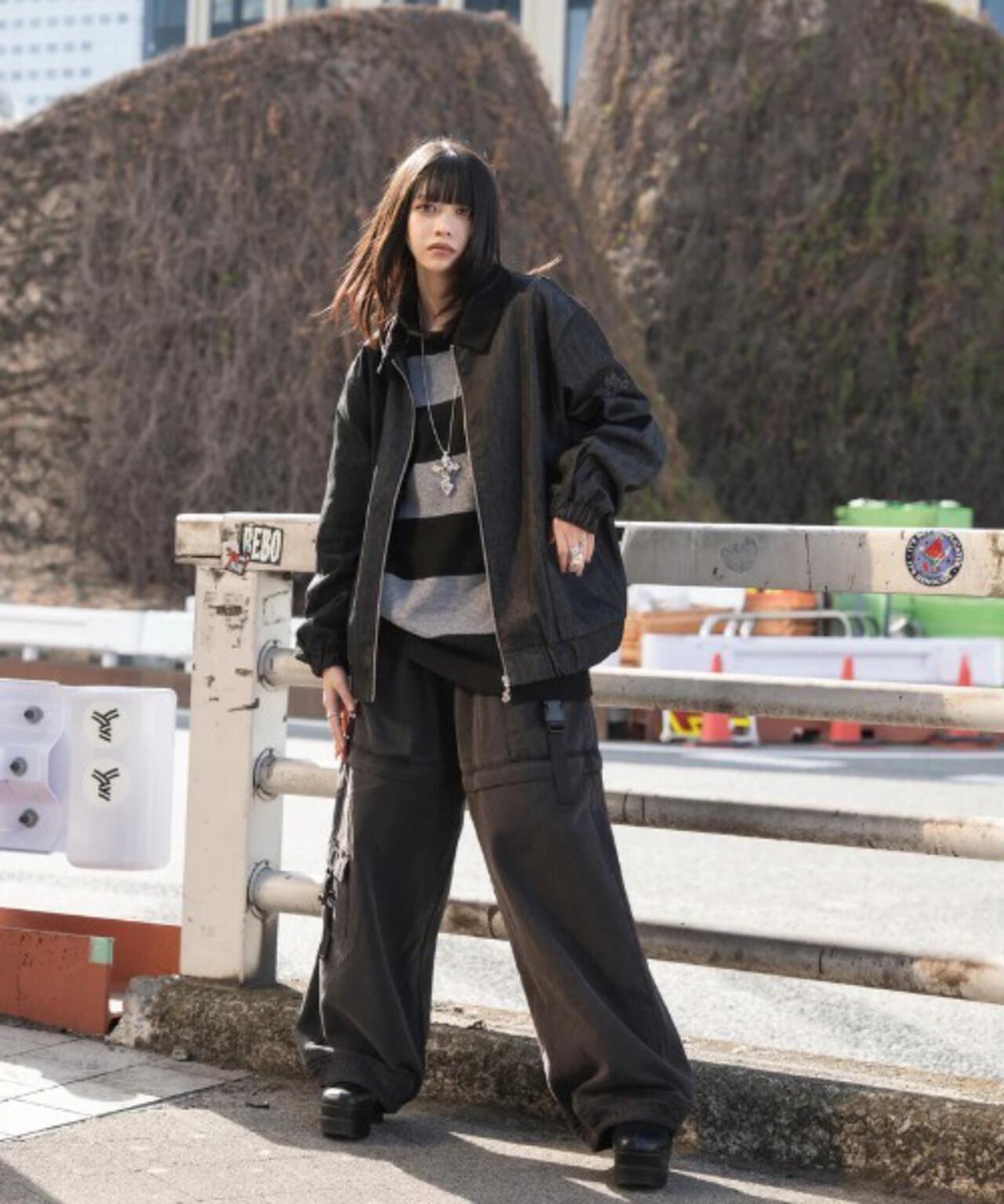 gibous/ギボス/corduroy denim jacket