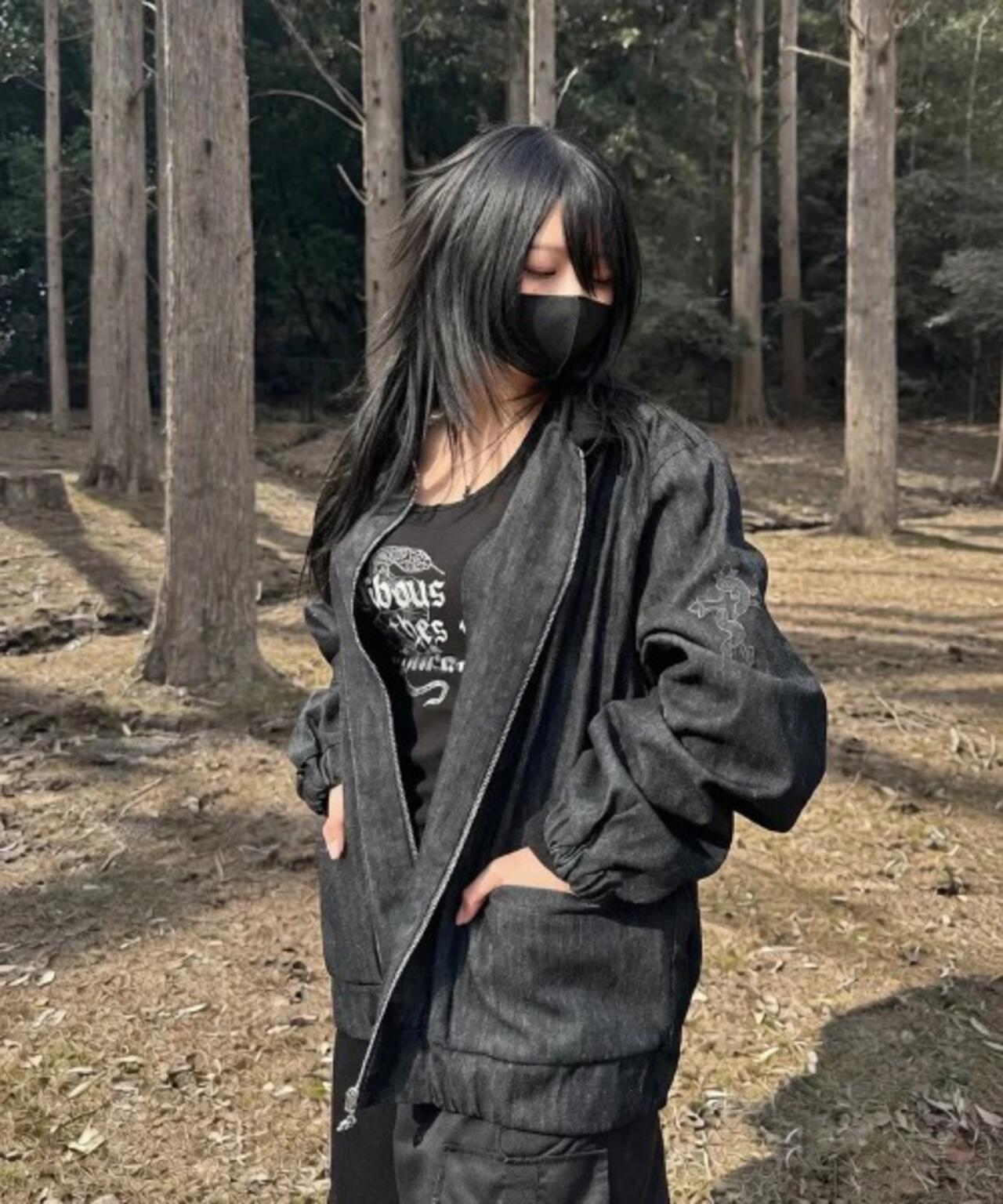 gibous/ギボス/corduroy denim jacket