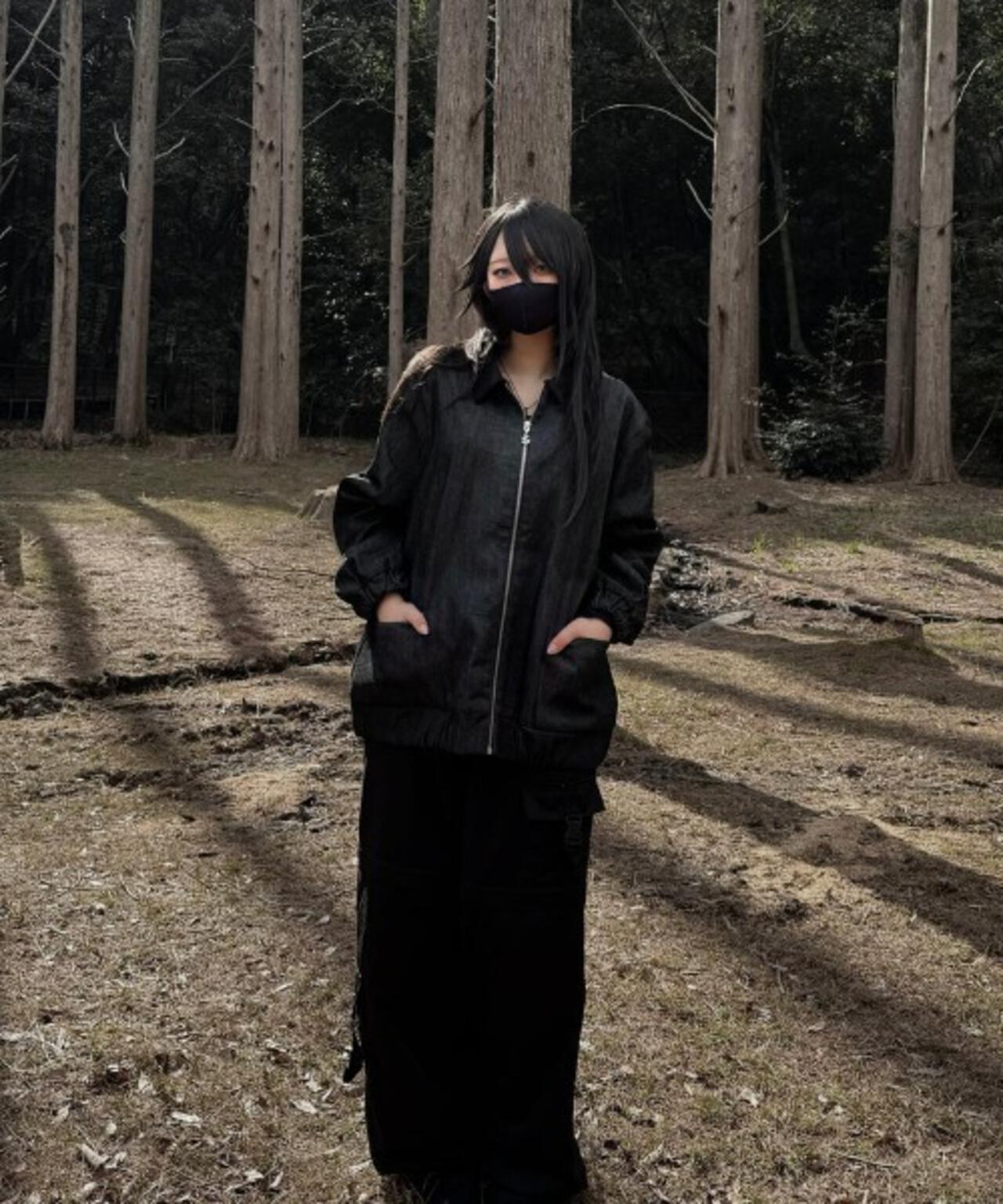 gibous/ギボス/corduroy denim jacket