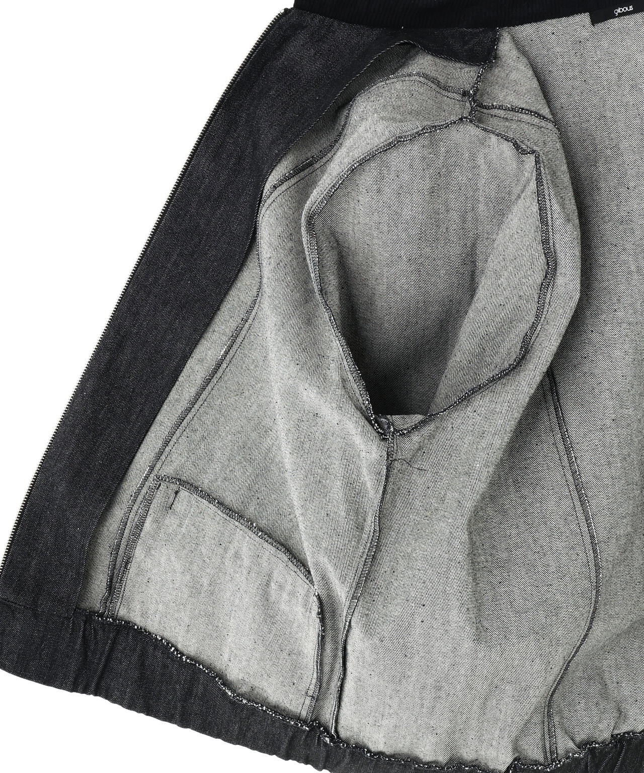 gibous/ギボス/corduroy denim jacket